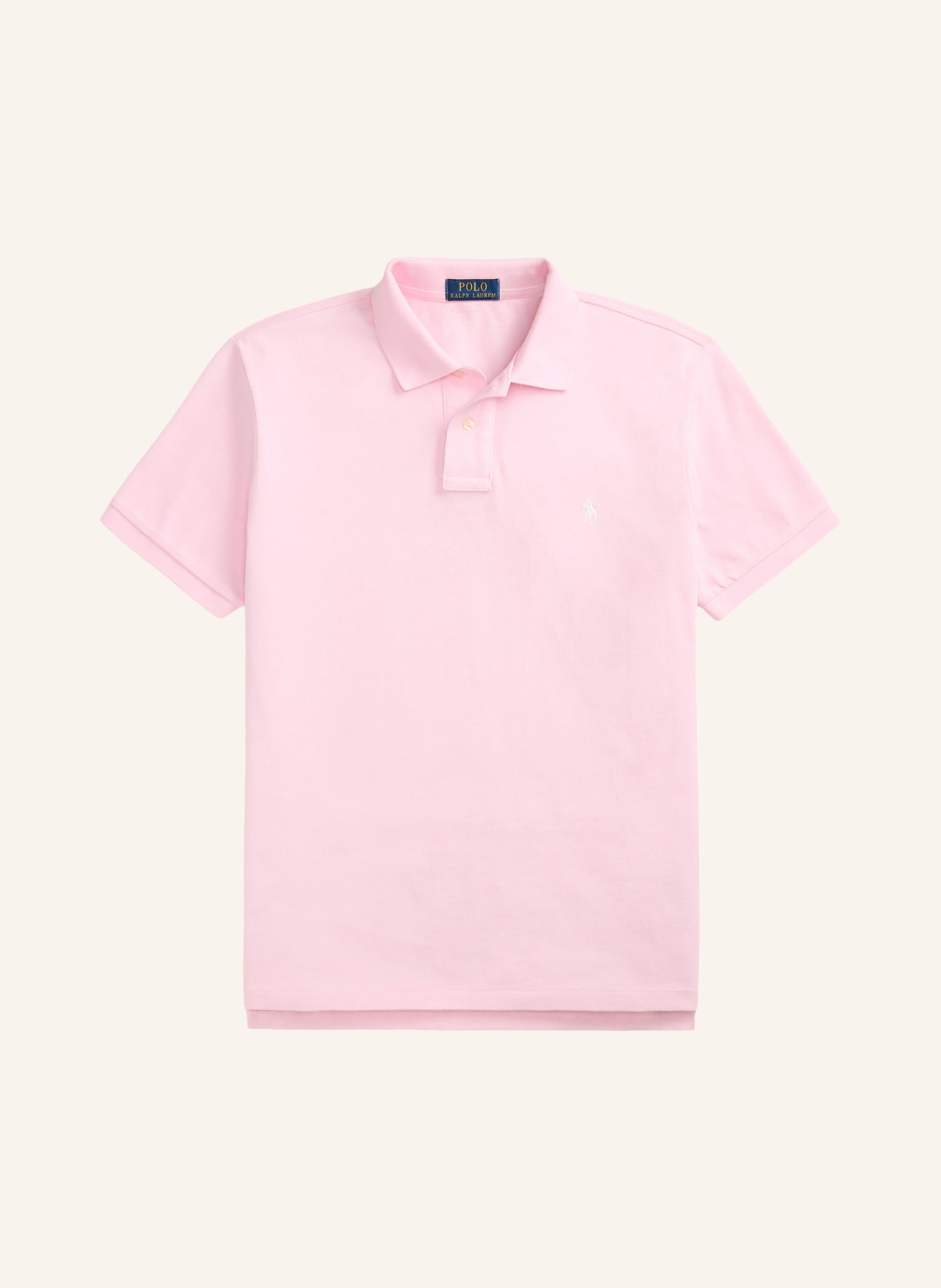 POLO RALPH LAUREN Piqué-Poloshirt Custom Slim Fit: ROSA