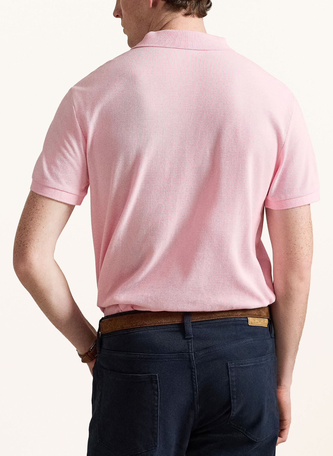 POLO RALPH LAUREN Piqué-Poloshirt Custom Slim Fit: ROSA