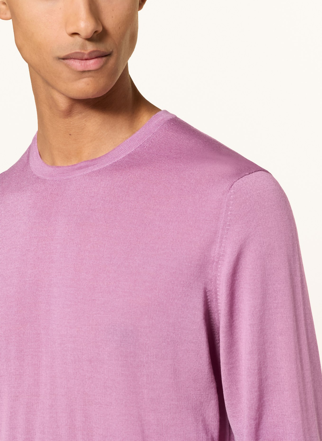MAERZ MUENCHEN Pullover aus Merinowolle: LILA