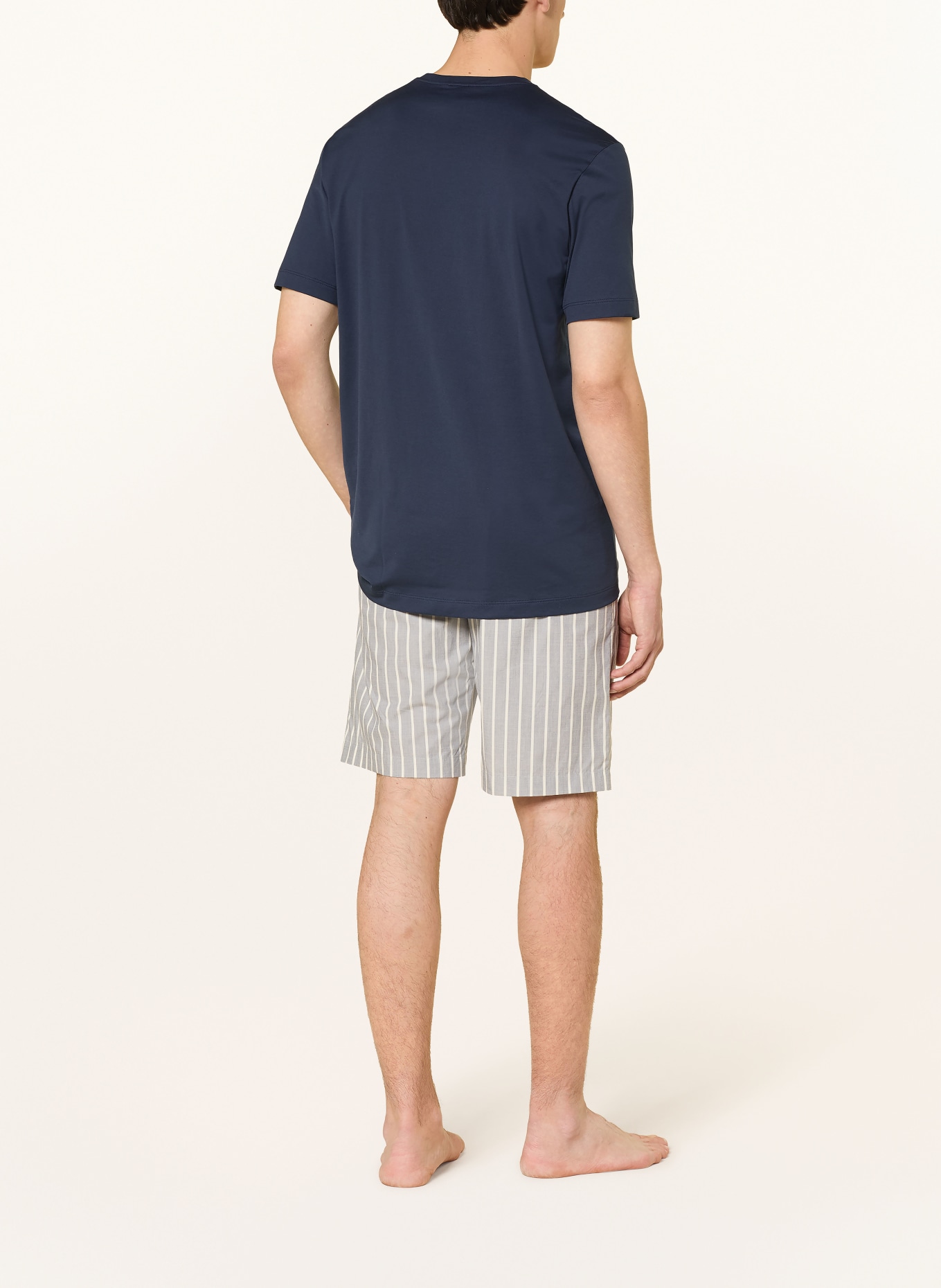 HANRO Lounge-Shirt NIGHT & DAY: DUNKELBLAU