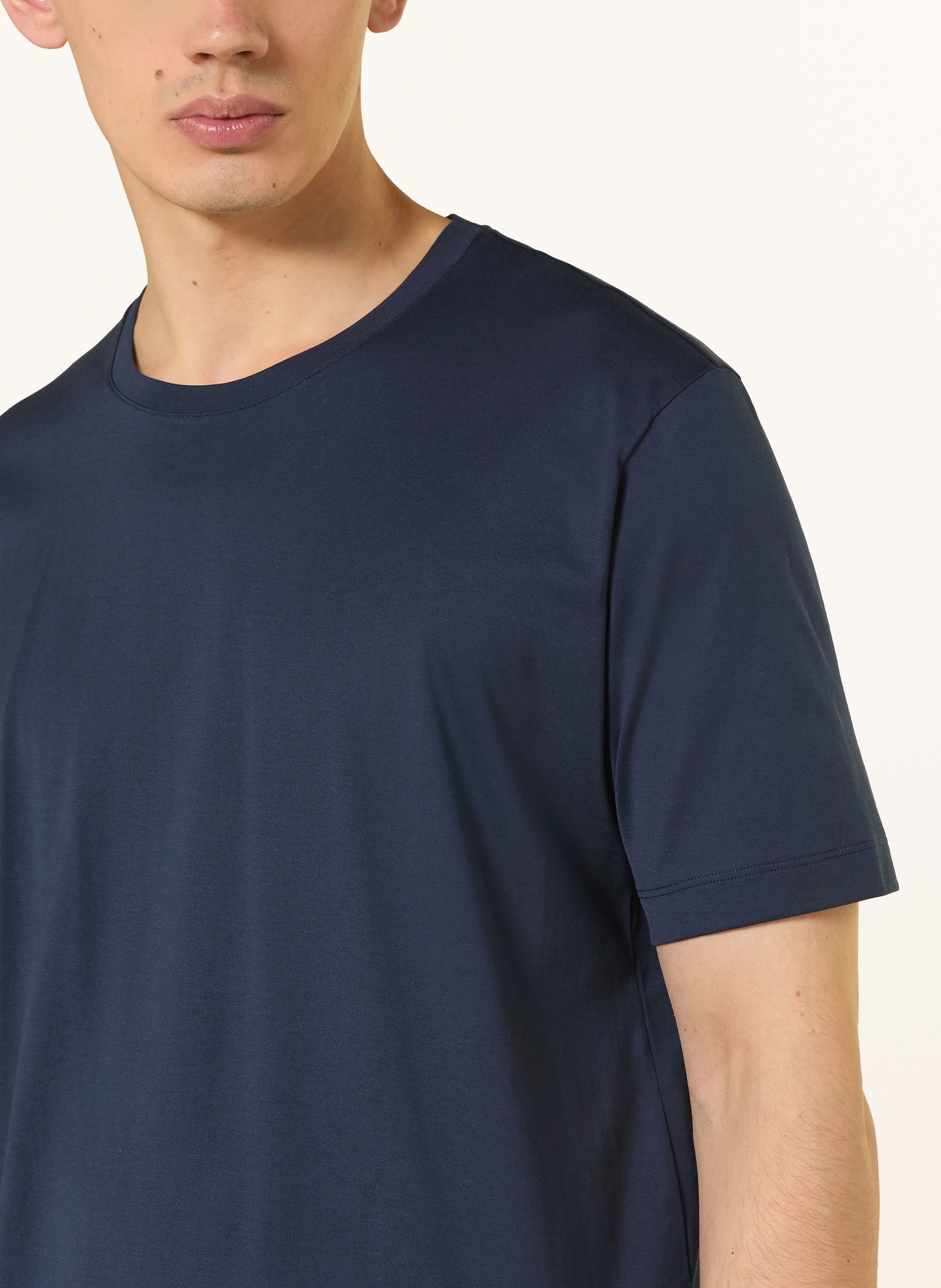 HANRO Lounge-Shirt NIGHT & DAY: DUNKELBLAU
