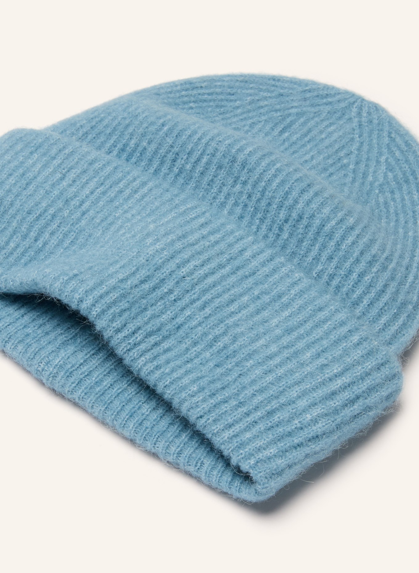 SAMSØE  SAMSØE Beanie NOR with alpaca: LIGHT BLUE