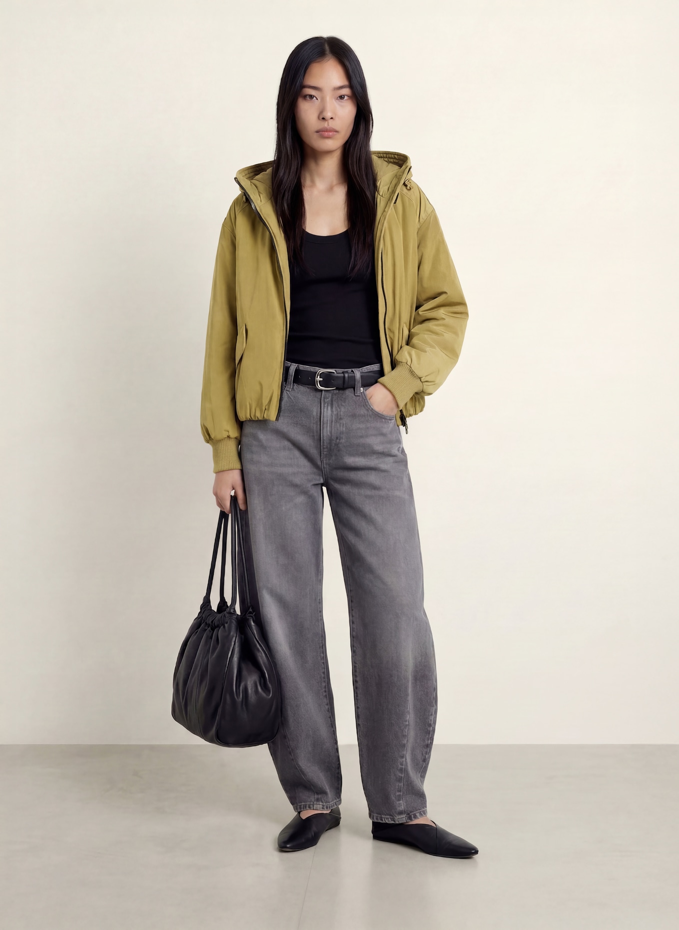 No.1 Como LECCE Quilted Jacket: OLIVE