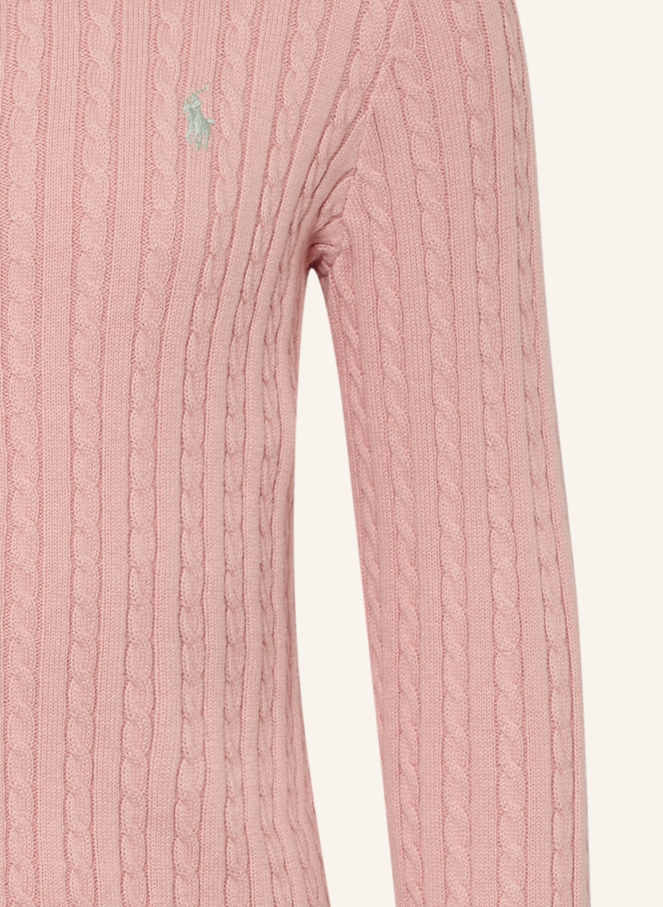 POLO RALPH LAUREN Pletený kabátek: RŮŽOVÁ