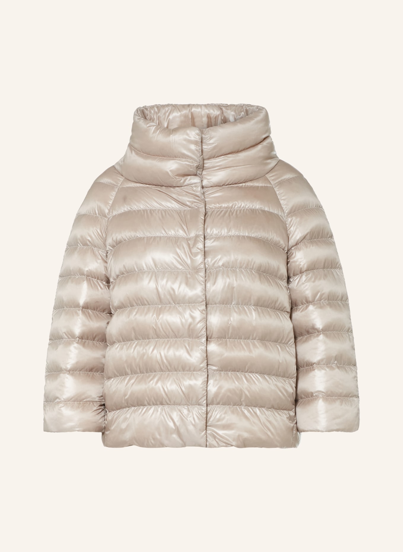 HERNO Down jacket SOFIA with 3/4 sleeves: ECRU
