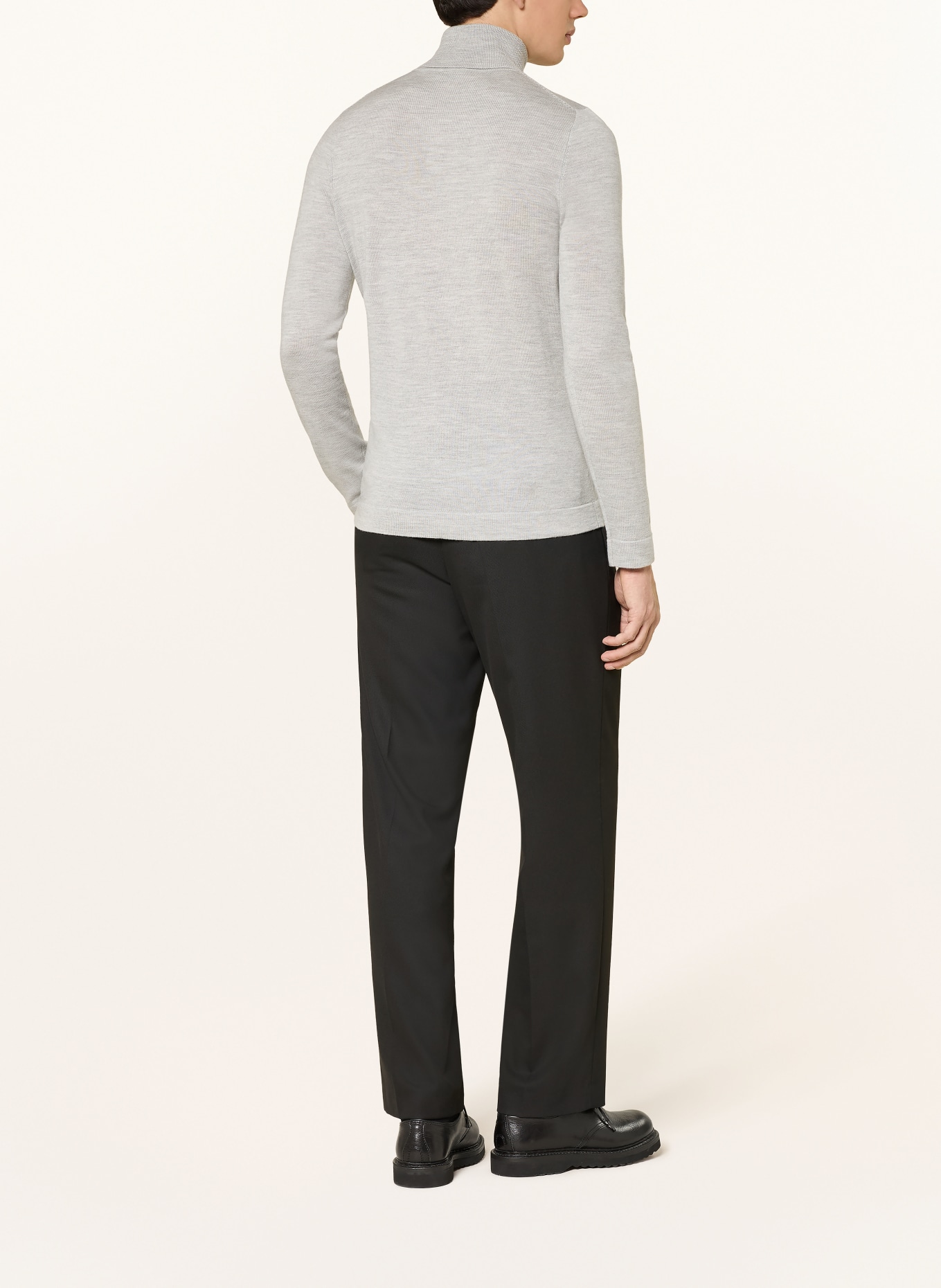 DRYKORN Rollkragenpullover JOEY: GRAU