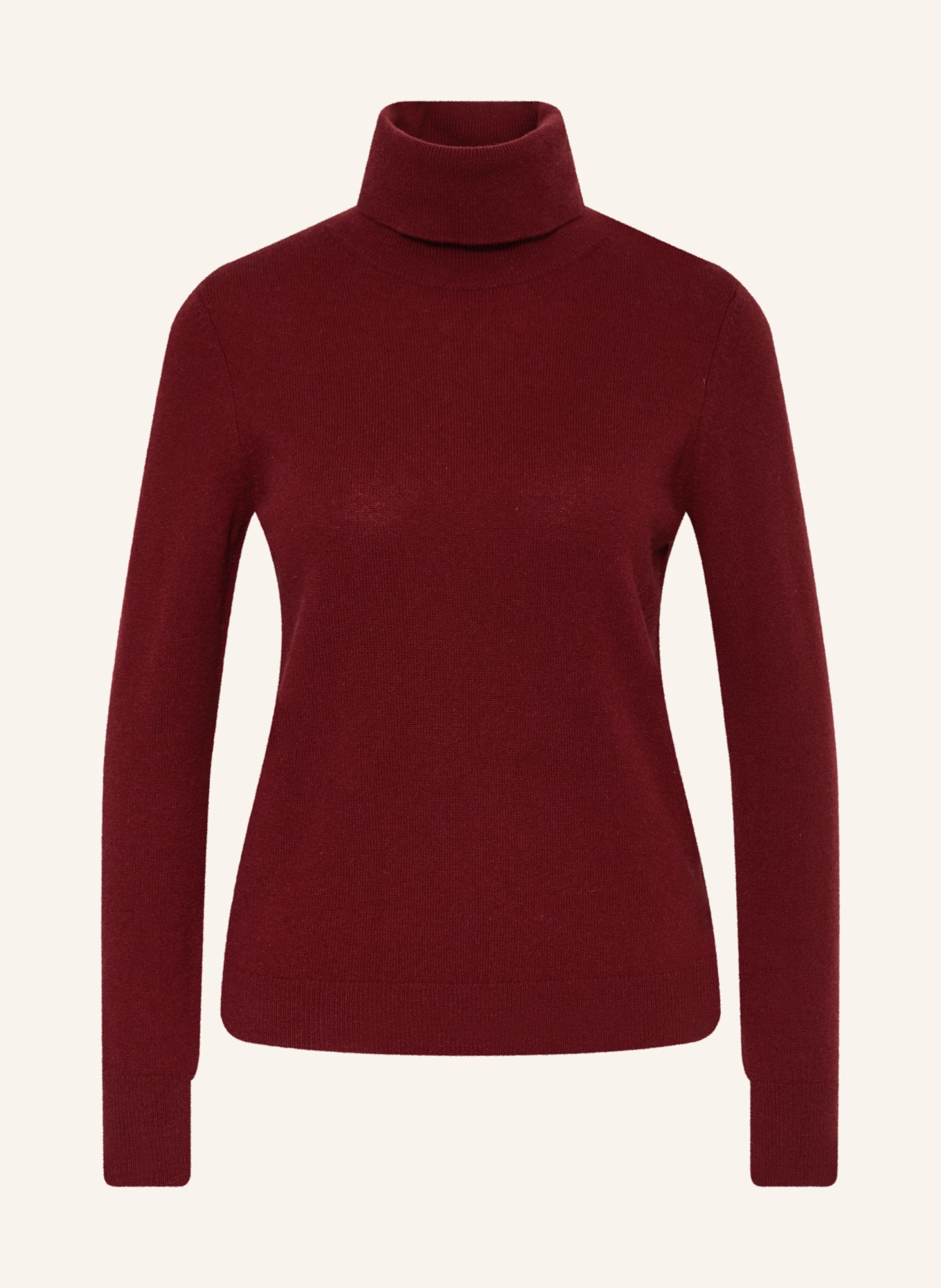 lilienfels Rollkragenpullover aus Cashmere: DUNKELROT