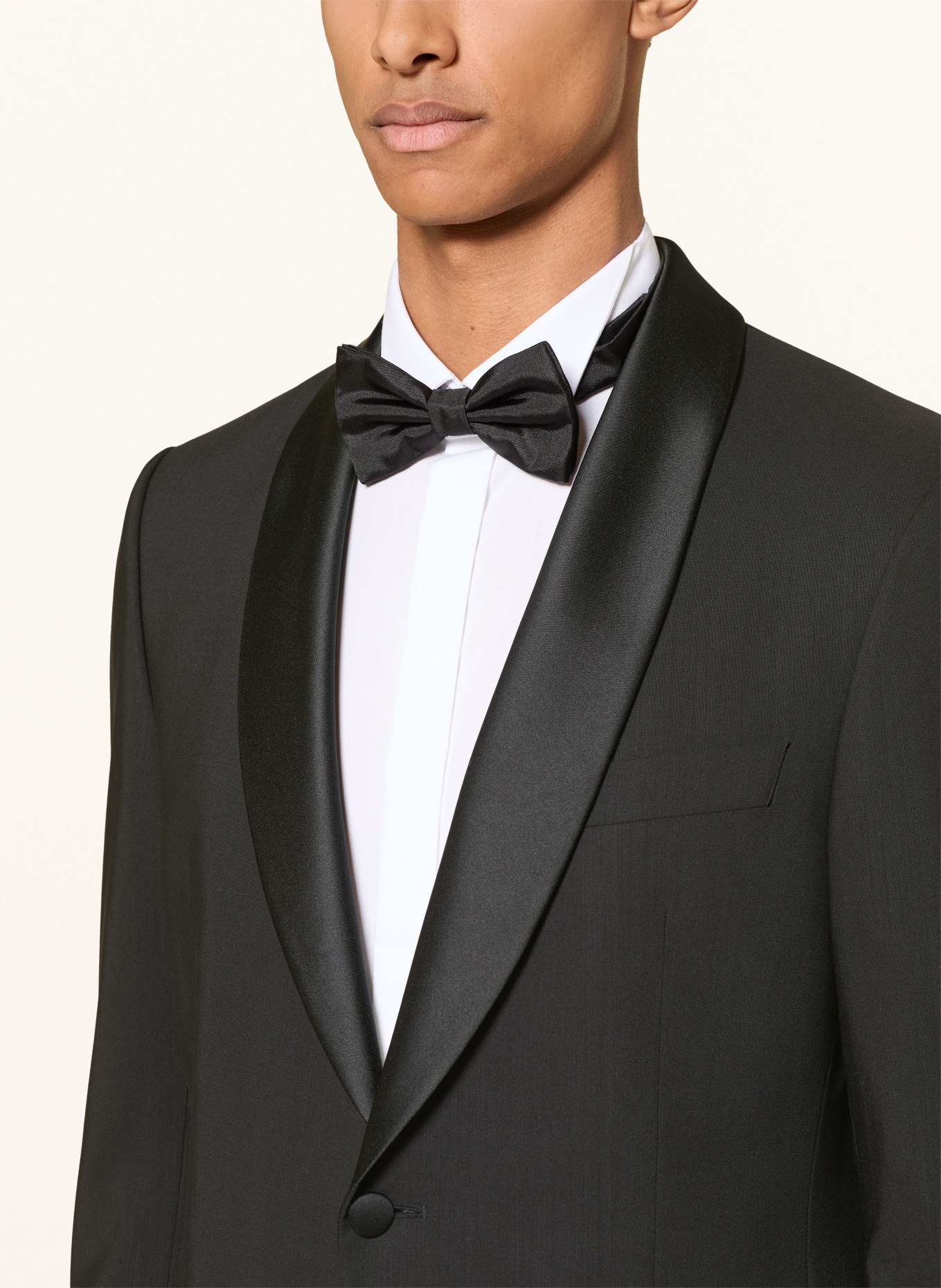DRESSLER Smokingjasje Shaped Fit: ZWART