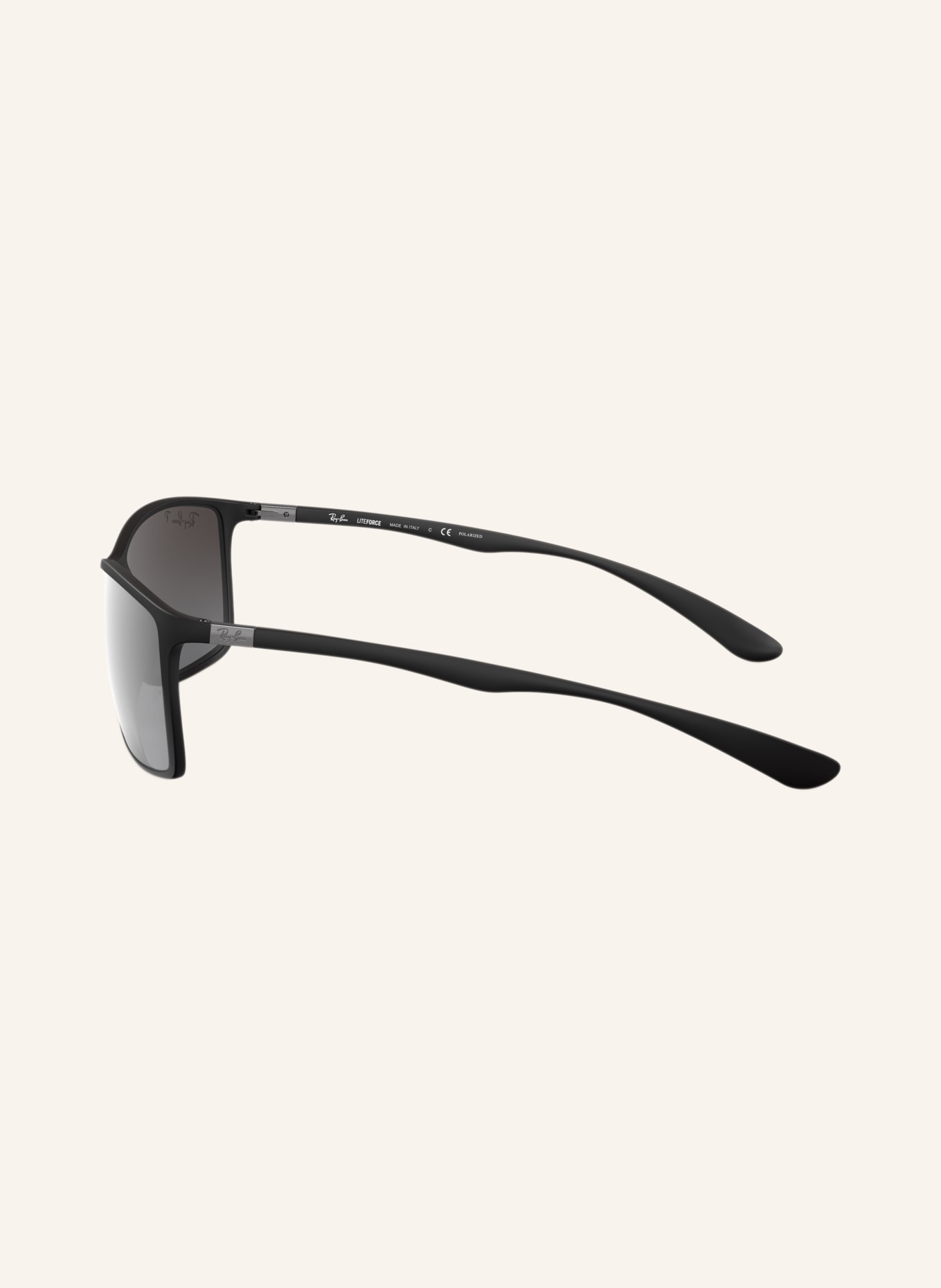 Ray-Ban Sunglasses RB4179: MATTE BLACK/GRAY POLARIZED