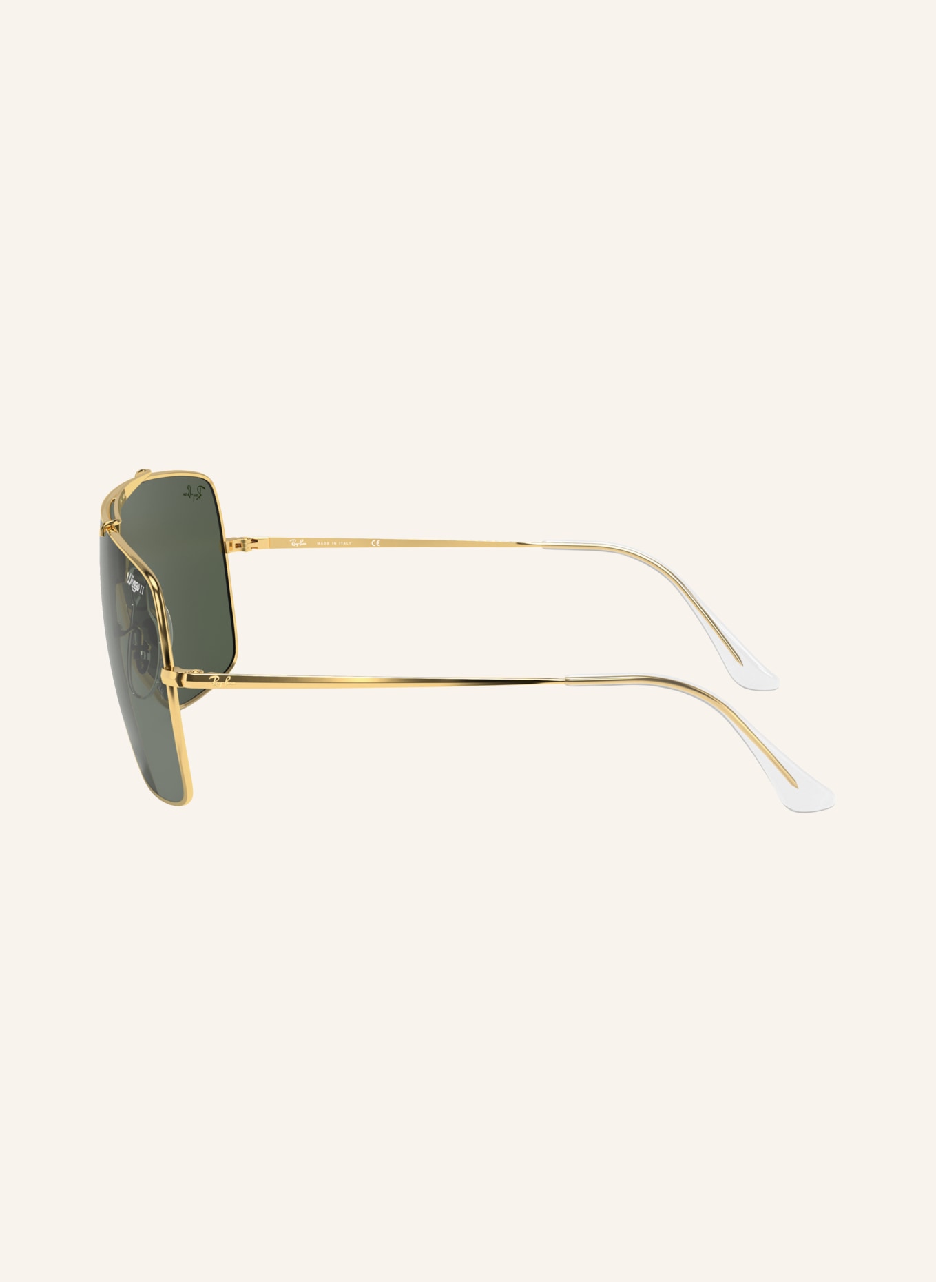 Ray-Ban Sunglasses RB3697: GOLD/ DARK GREEN