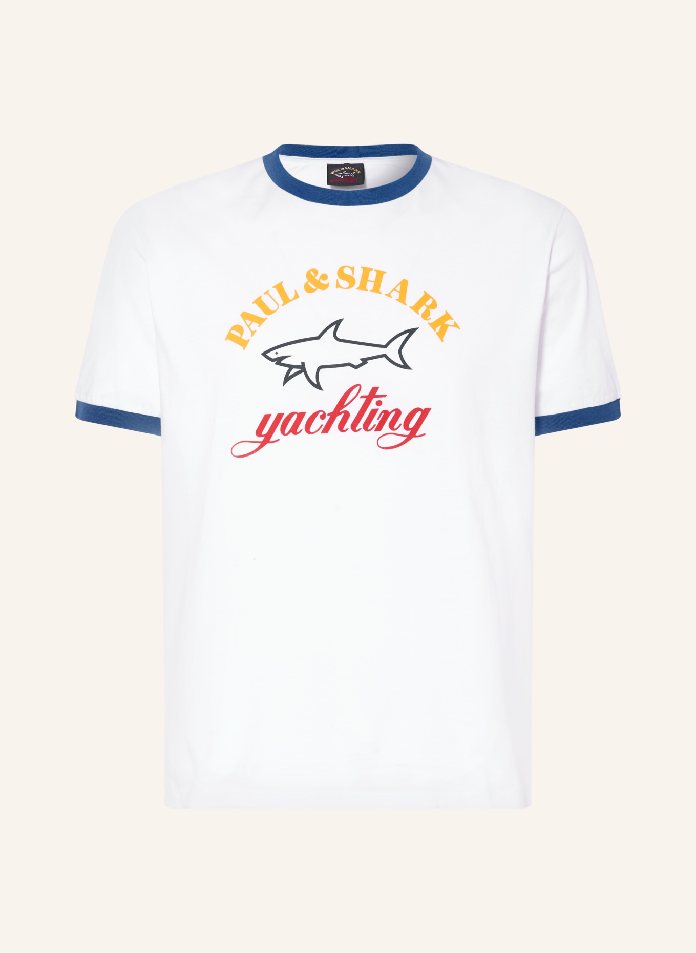 PAUL & SHARK T-shirt: WHITE / BLUE
