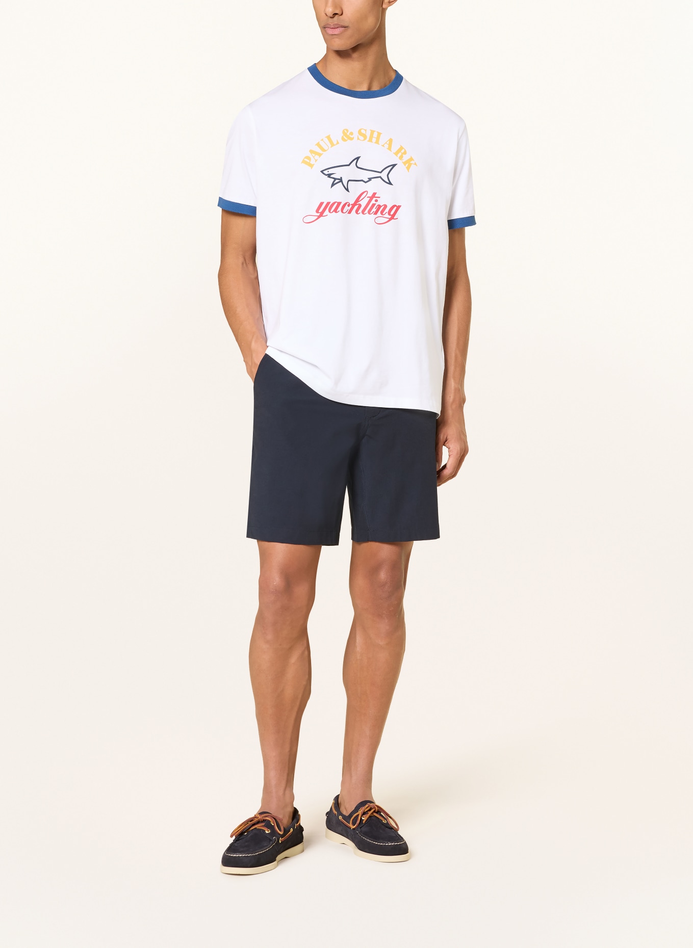 PAUL & SHARK T-shirt: WHITE / BLUE