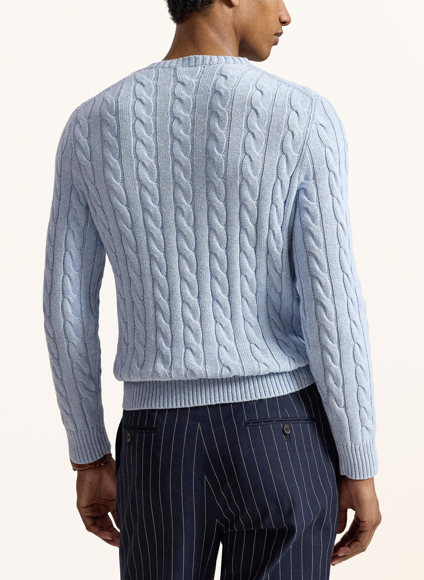 POLO RALPH LAUREN pull: BLEU CLAIR