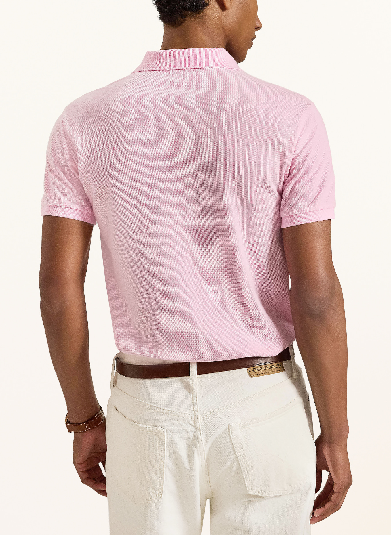 POLO RALPH LAUREN Piqué poloshirt slim fit: ROZE