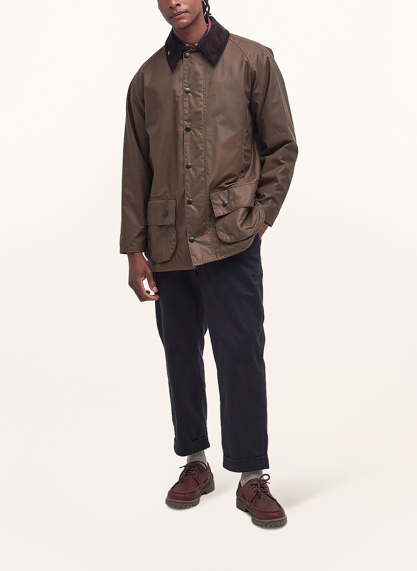 Barbour Fieldjacket BEAUFORT WAX: BRAUN