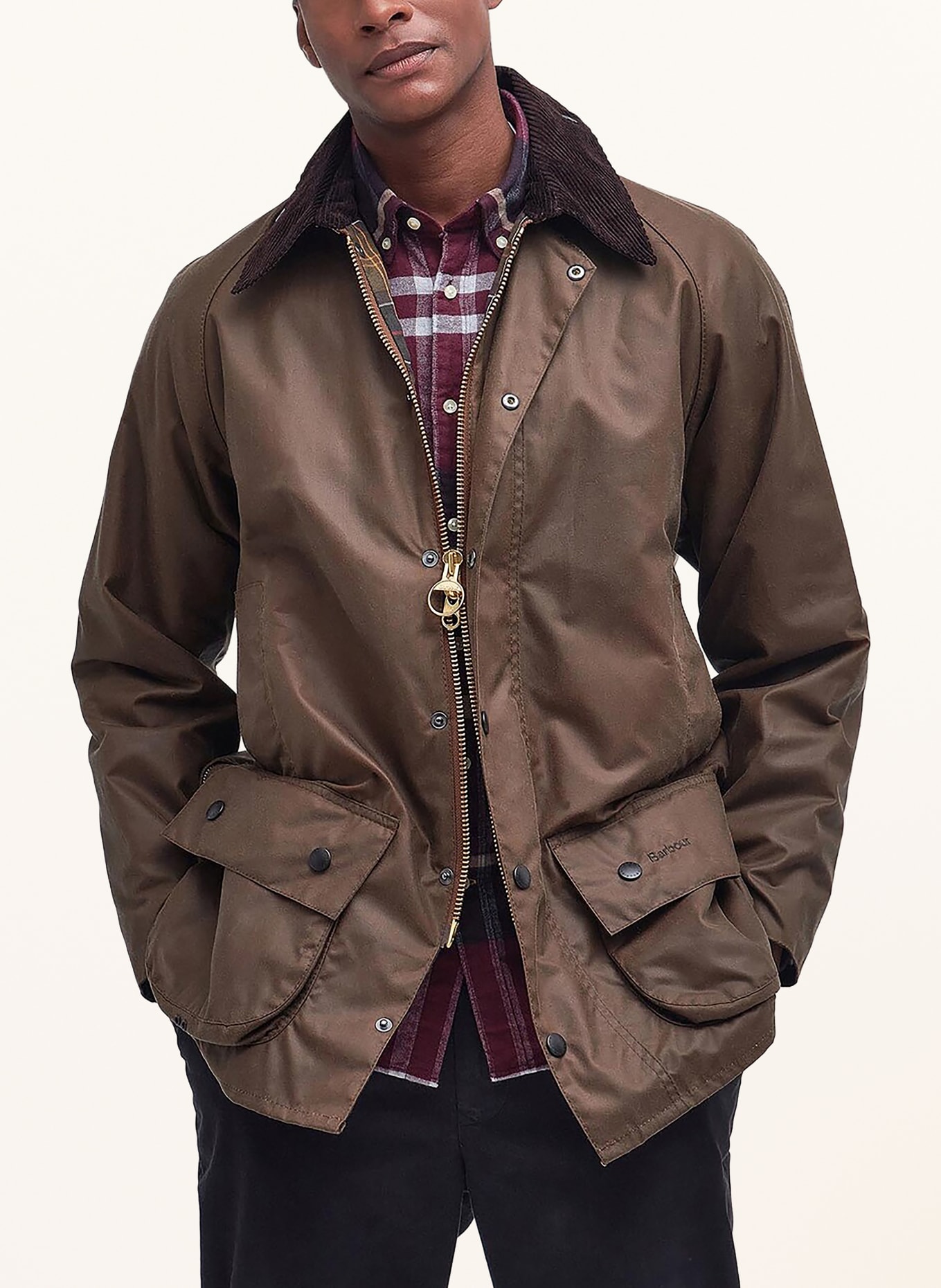 Barbour Fieldjacket BEAUFORT WAX: BRAUN