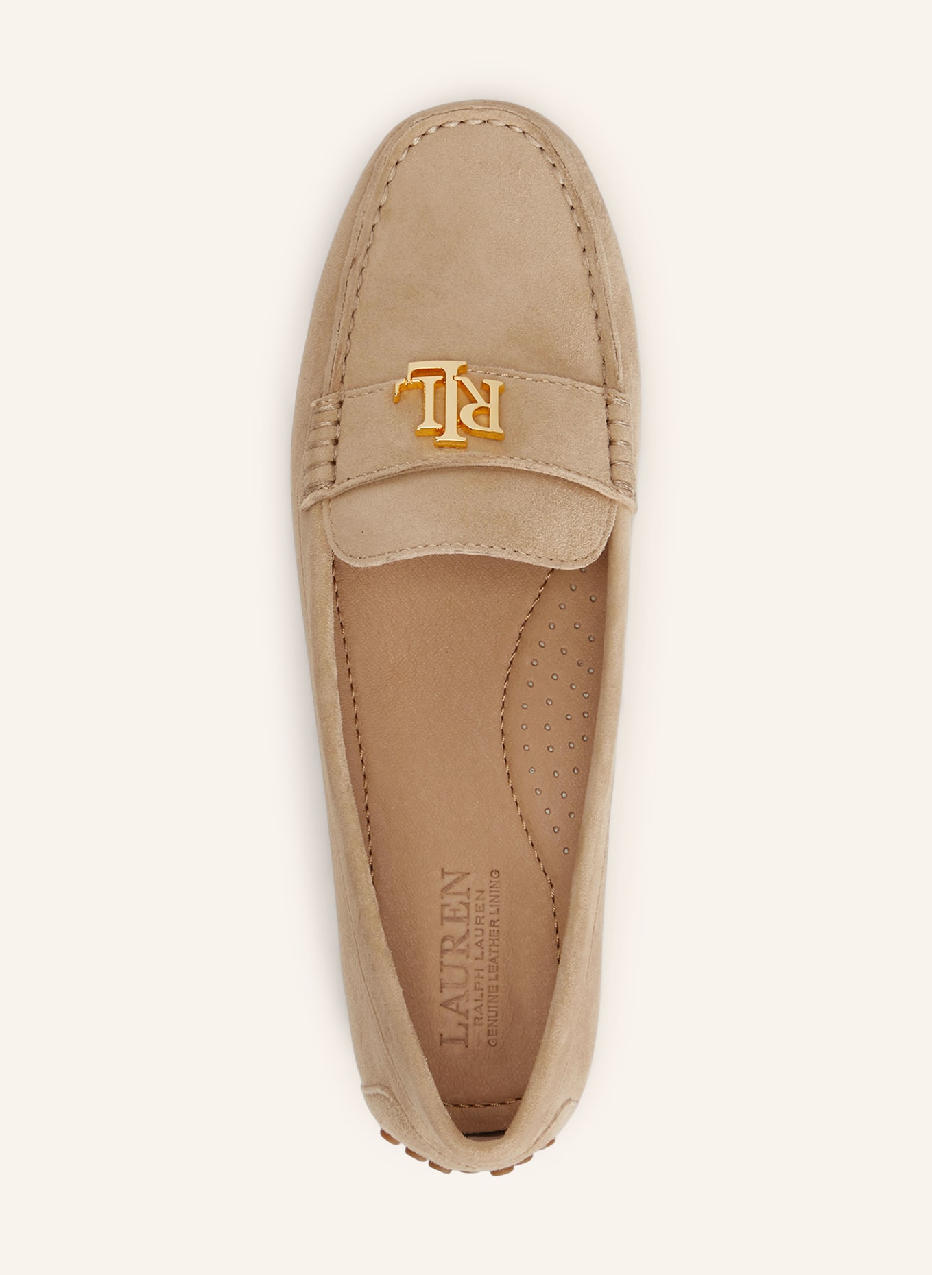 LAUREN RALPH LAUREN Moccasins: LIGHT BROWN
