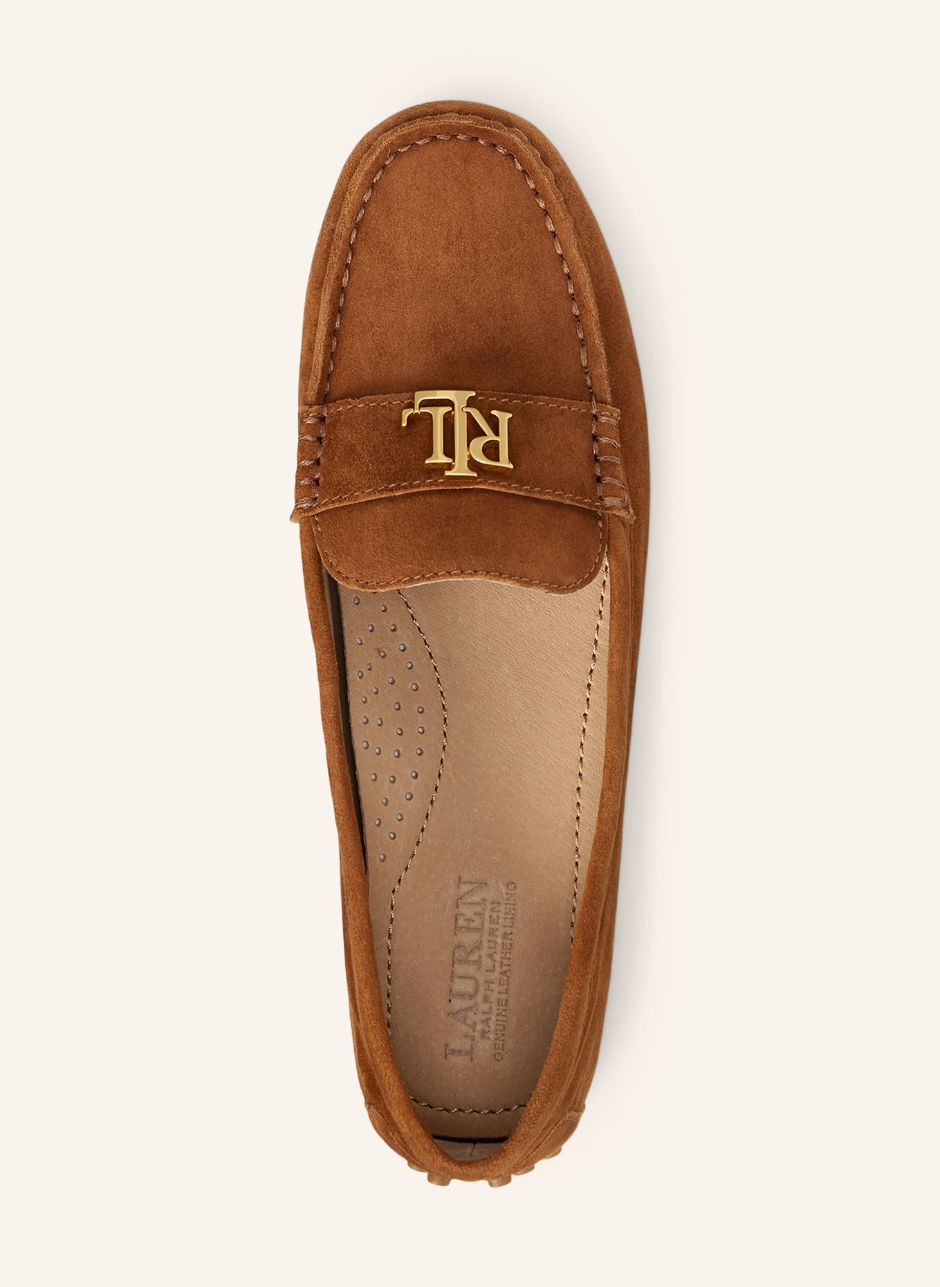 LAUREN RALPH LAUREN Mokassins: COGNAC