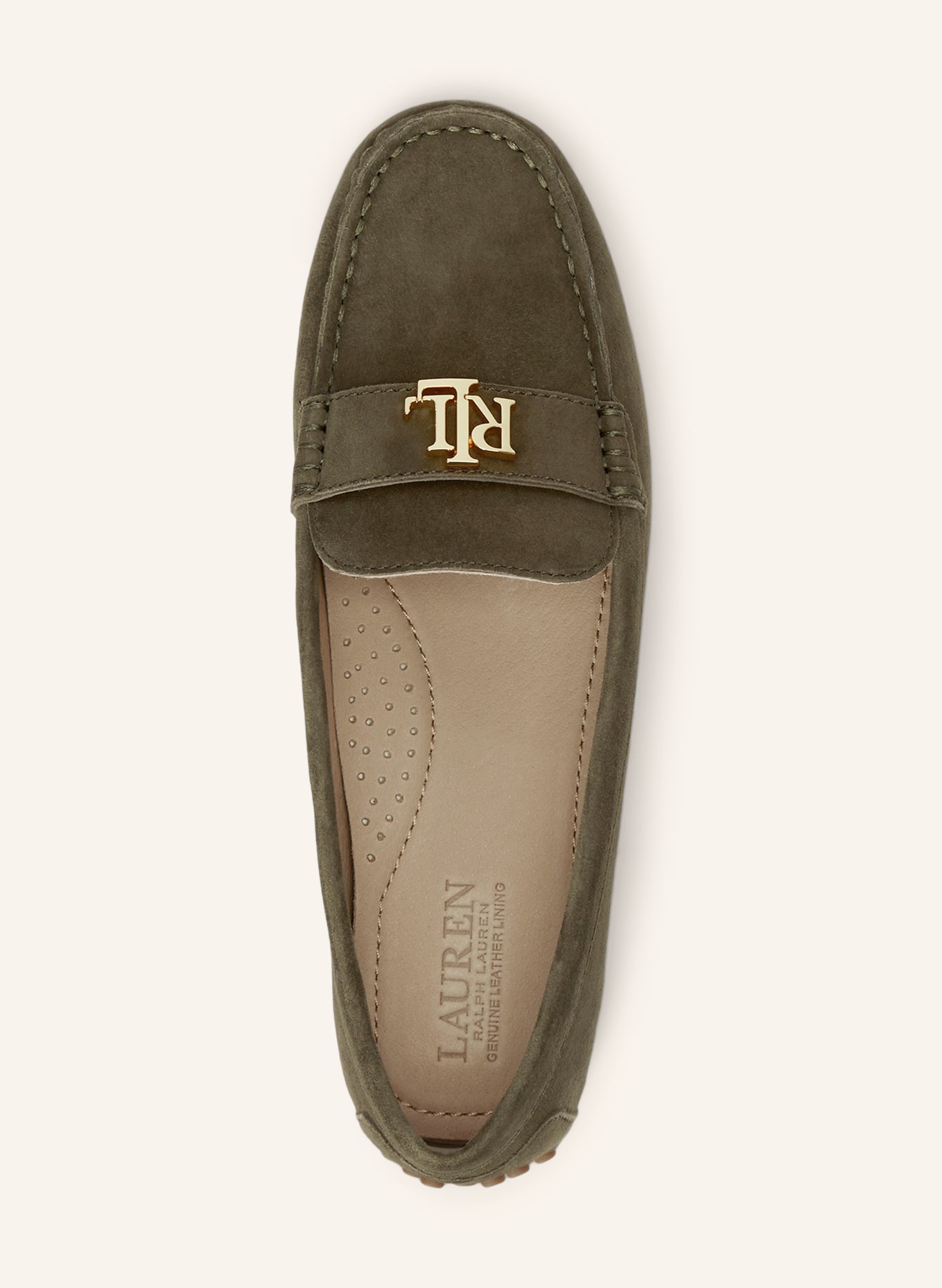 LAUREN RALPH LAUREN Moccasins: KHAKI