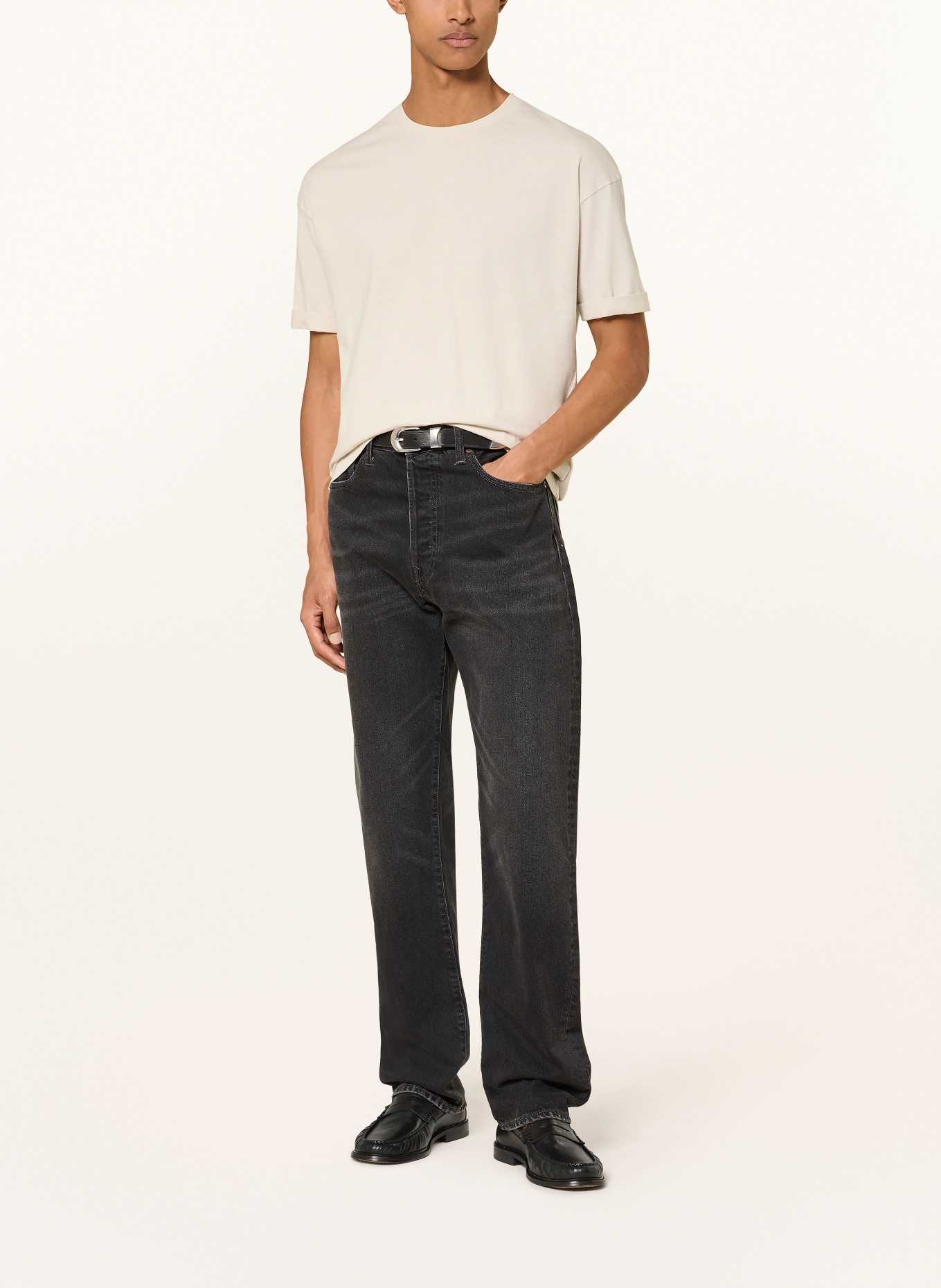 DRYKORN T-Shirt THILO: ECRU