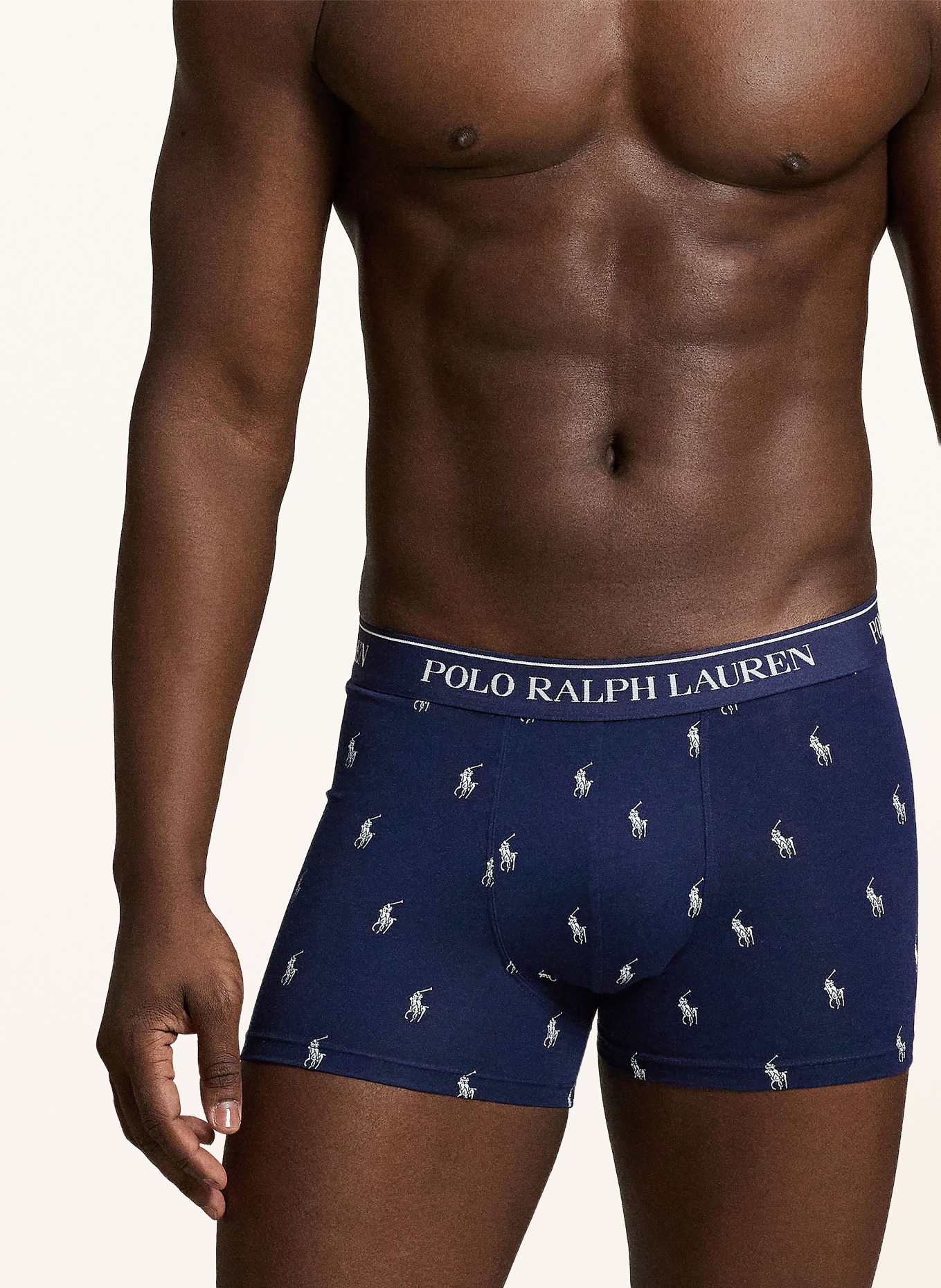 POLO RALPH LAUREN Lot de 3 boxers: BLEU FONCÉ / ROUGE / BLEU CLAIR