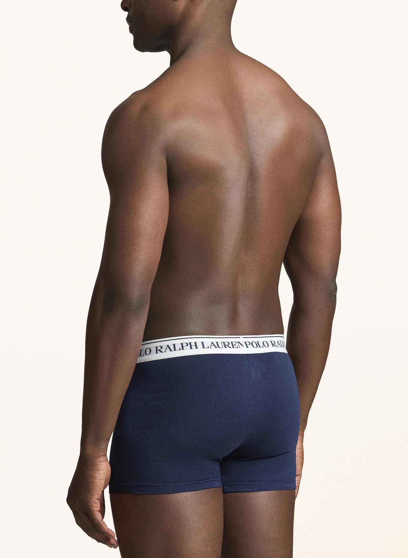 POLO RALPH LAUREN Set van 3 boxershorts: BLAUW / ORANJE / WIT