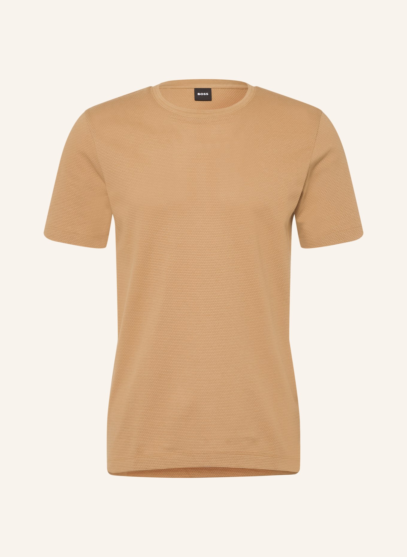 BOSS Tričko DRI-FIT: BÉŽOVÁ