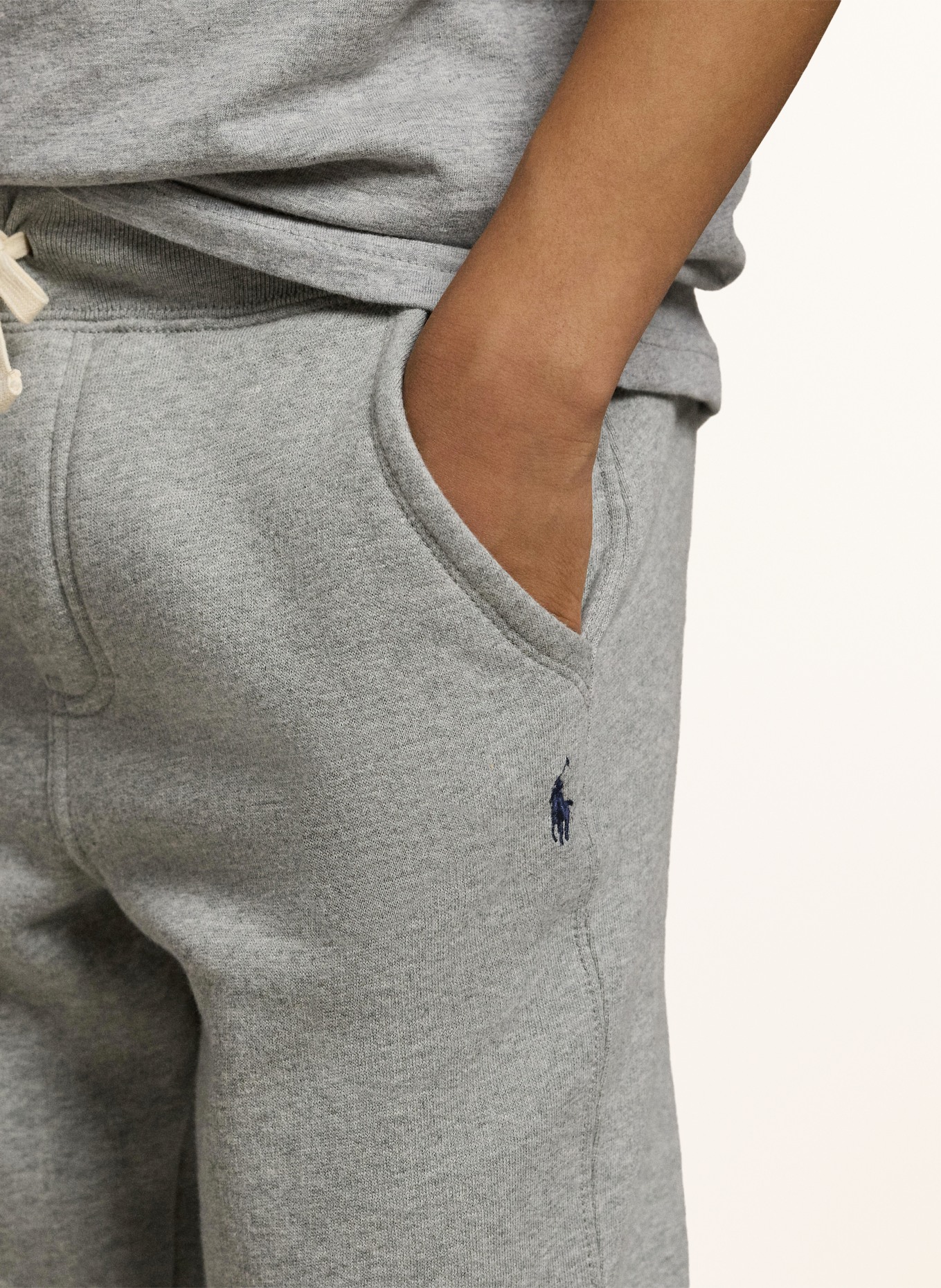POLO RALPH LAUREN Joggingbukser: GRÅ