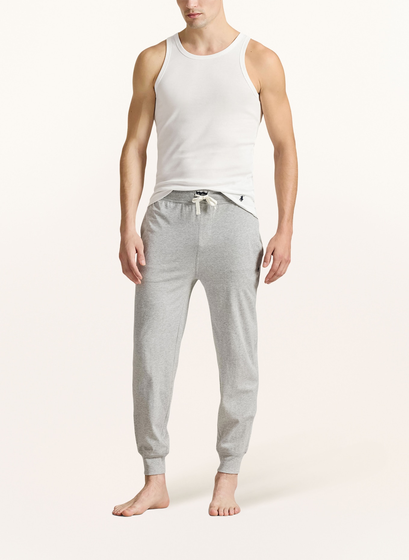 POLO RALPH LAUREN Lounge-Hose: HELLGRAU