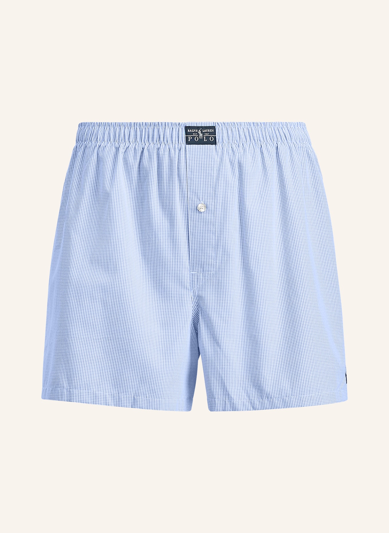 POLO RALPH LAUREN Web-boxershorts: LICHTBLAUW / WIT