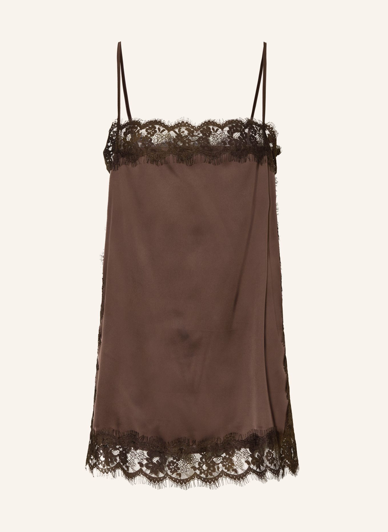 SEM PER LEI Hemdblusenkleid: DUNKELBRAUN