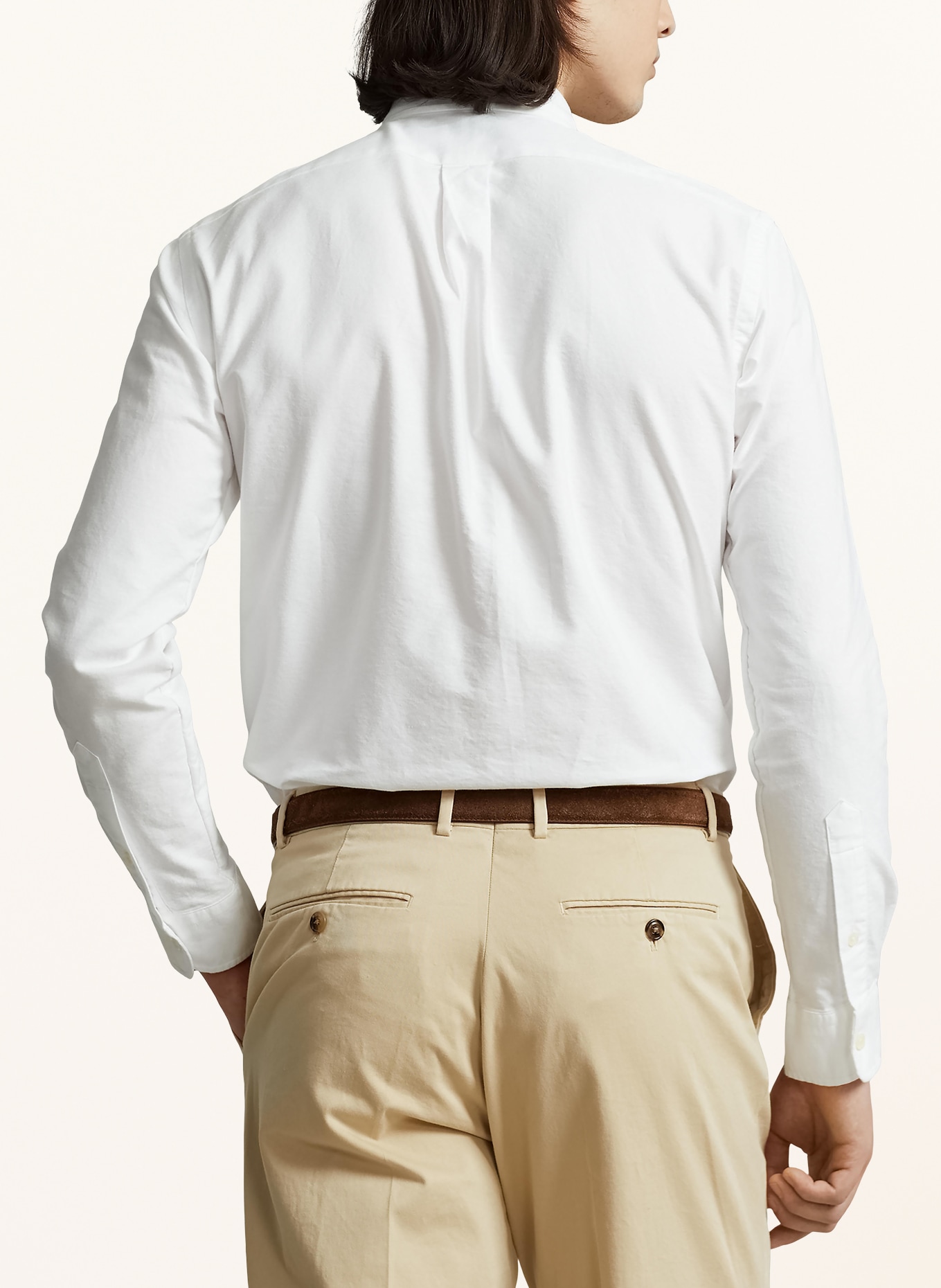 POLO RALPH LAUREN Overhemd Custom Fit: WIT