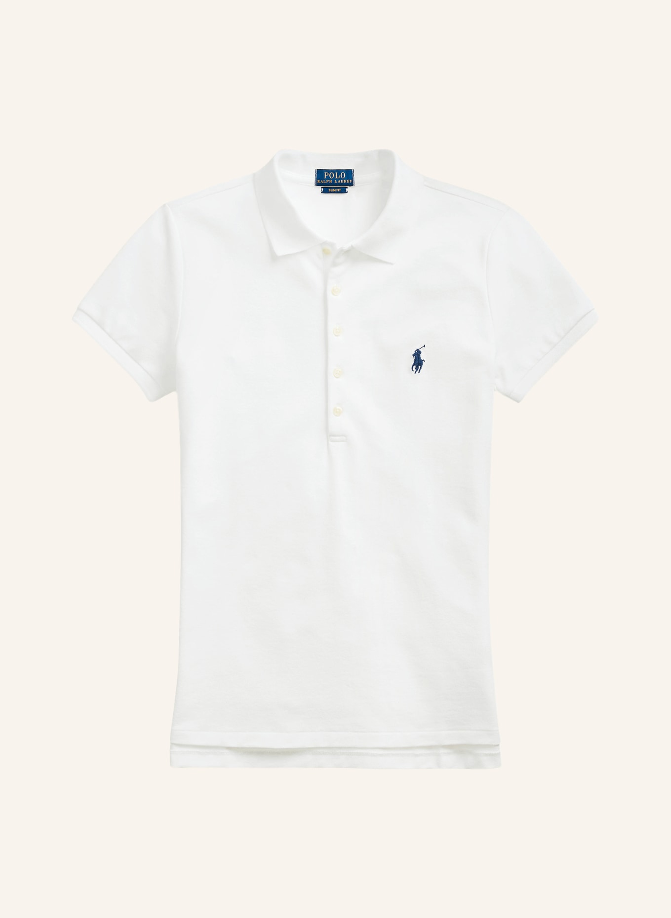 POLO RALPH LAUREN Piqué polo shirt: WHITE