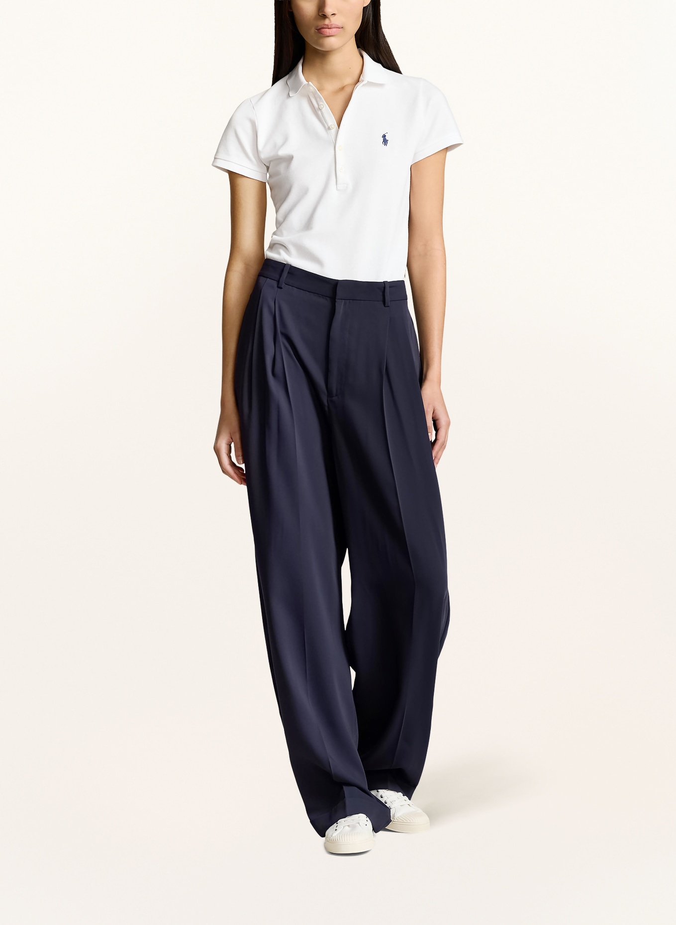 POLO RALPH LAUREN Piqué polo shirt: WHITE