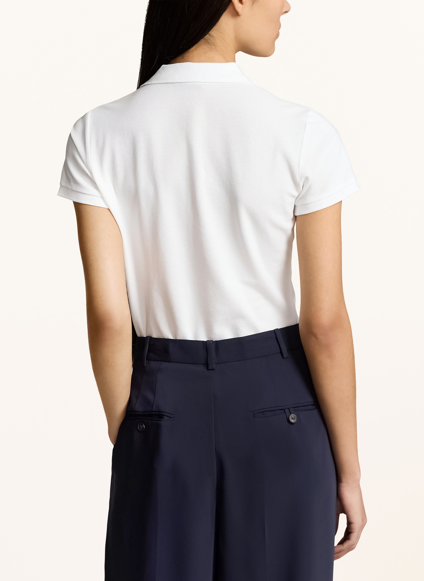 POLO RALPH LAUREN Piqué polo shirt: WHITE
