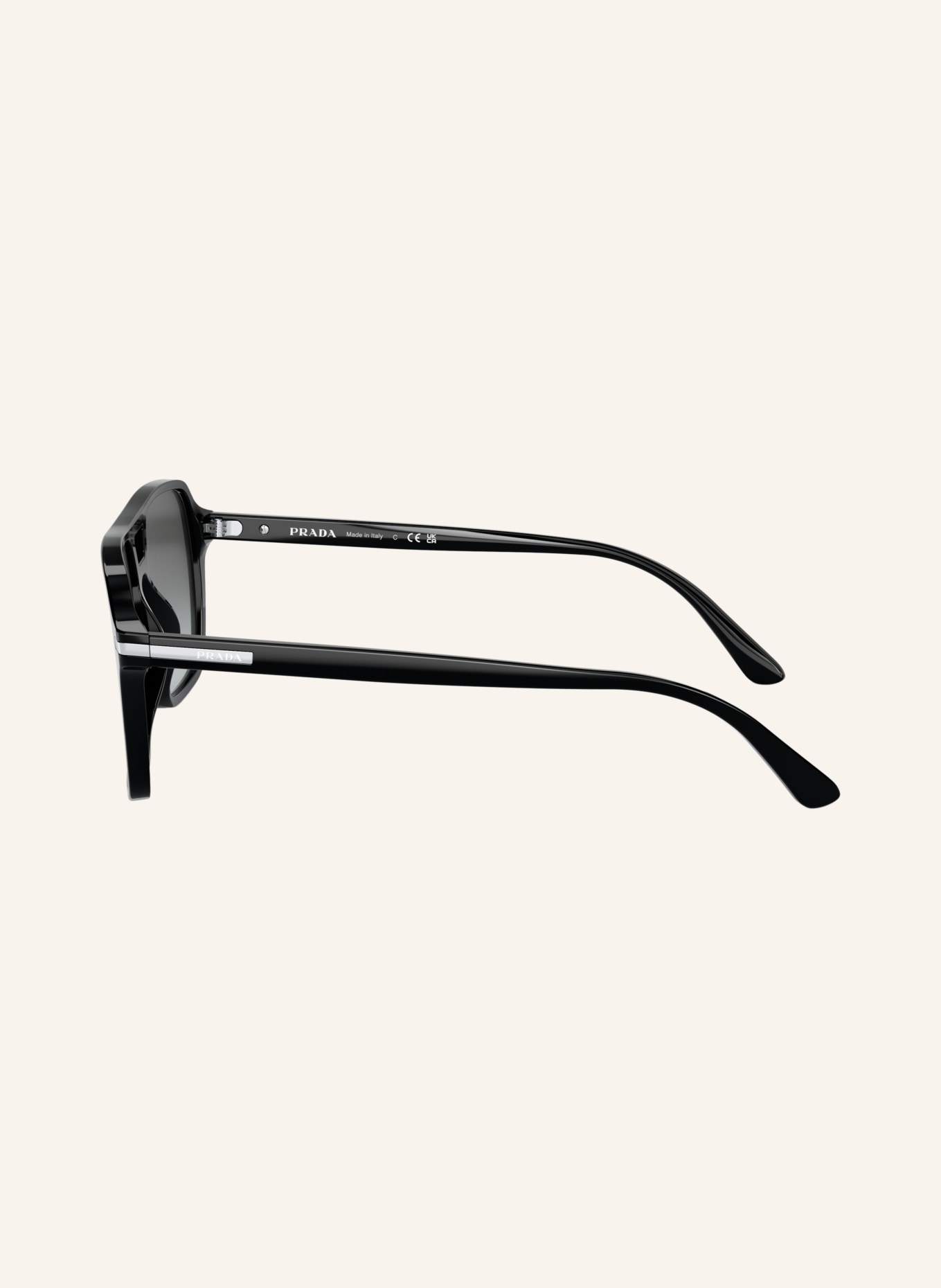 PRADA Solbriller PR 20YS: SORT/GRÅ GRADERING
