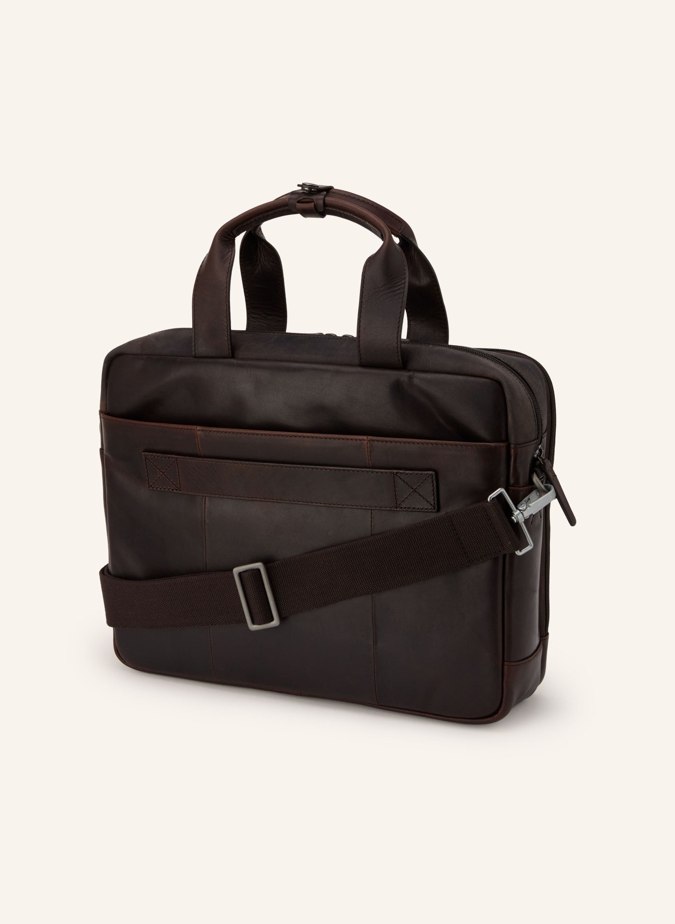STRELLSON Laptop bag BRICK LANE: DARK BROWN