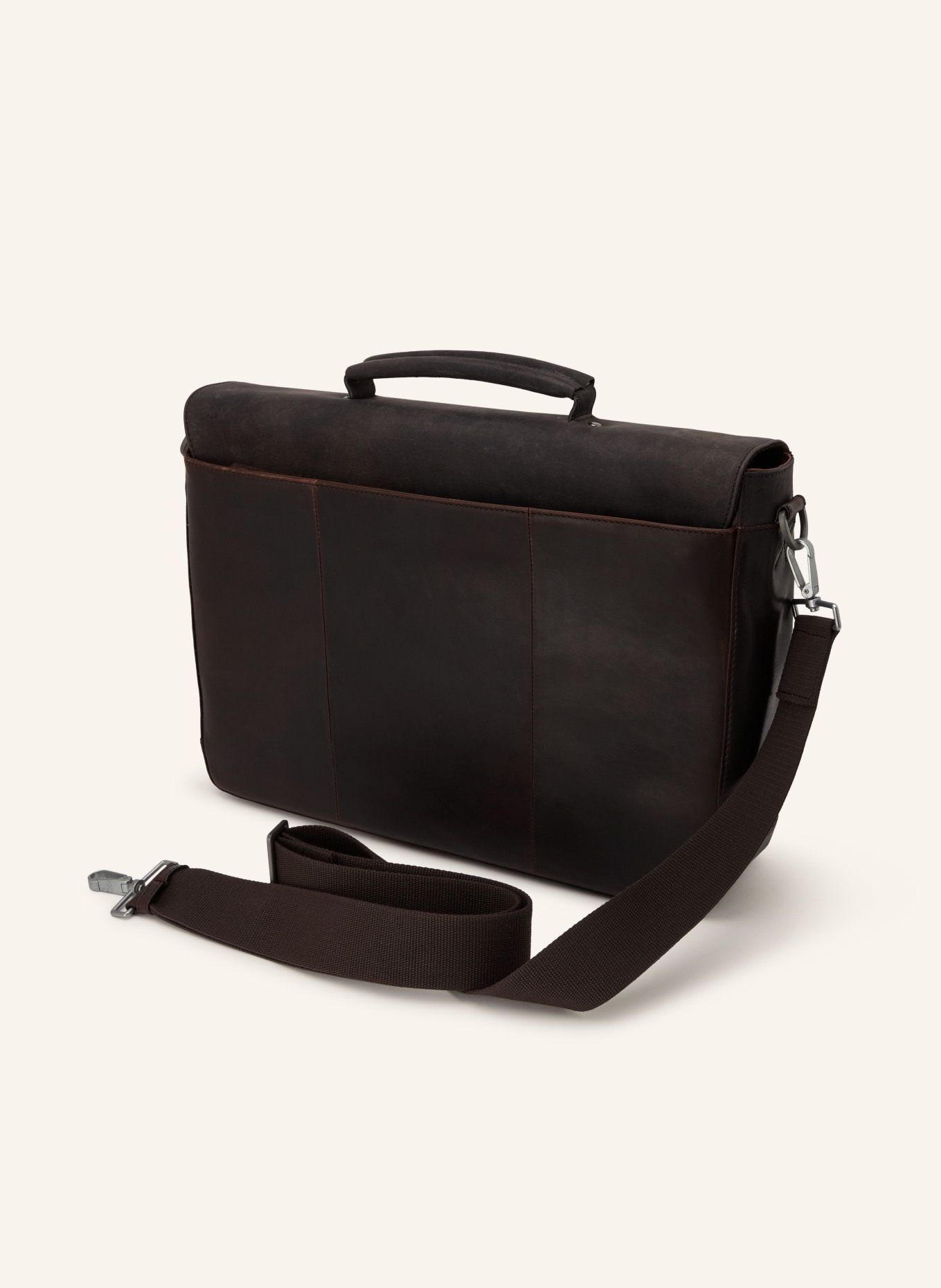 STRELLSON Laptop bag BRICK LANE: DARK BROWN
