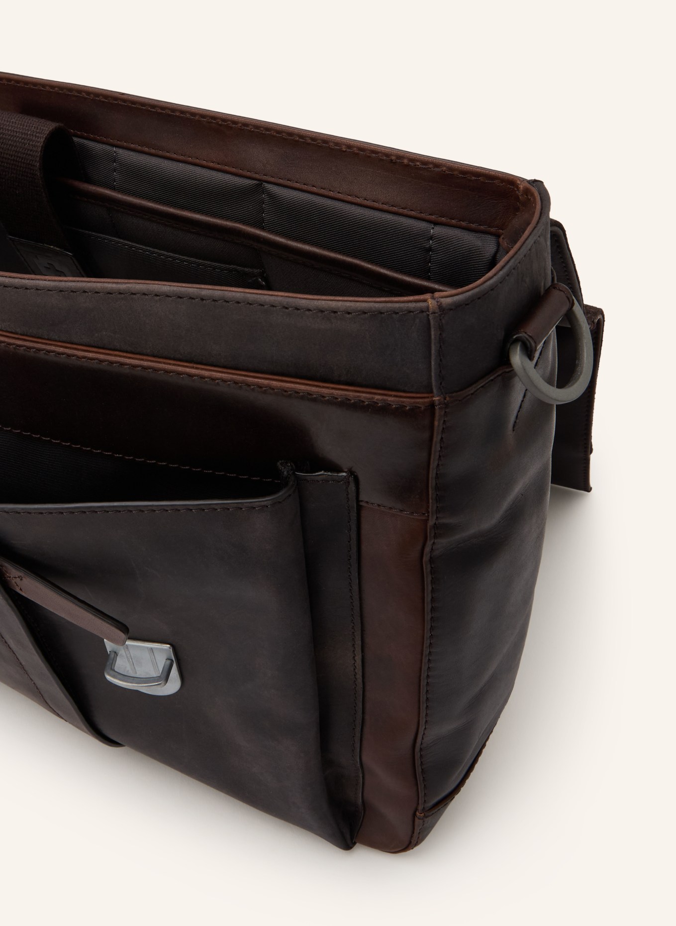 STRELLSON Laptop bag BRICK LANE: DARK BROWN