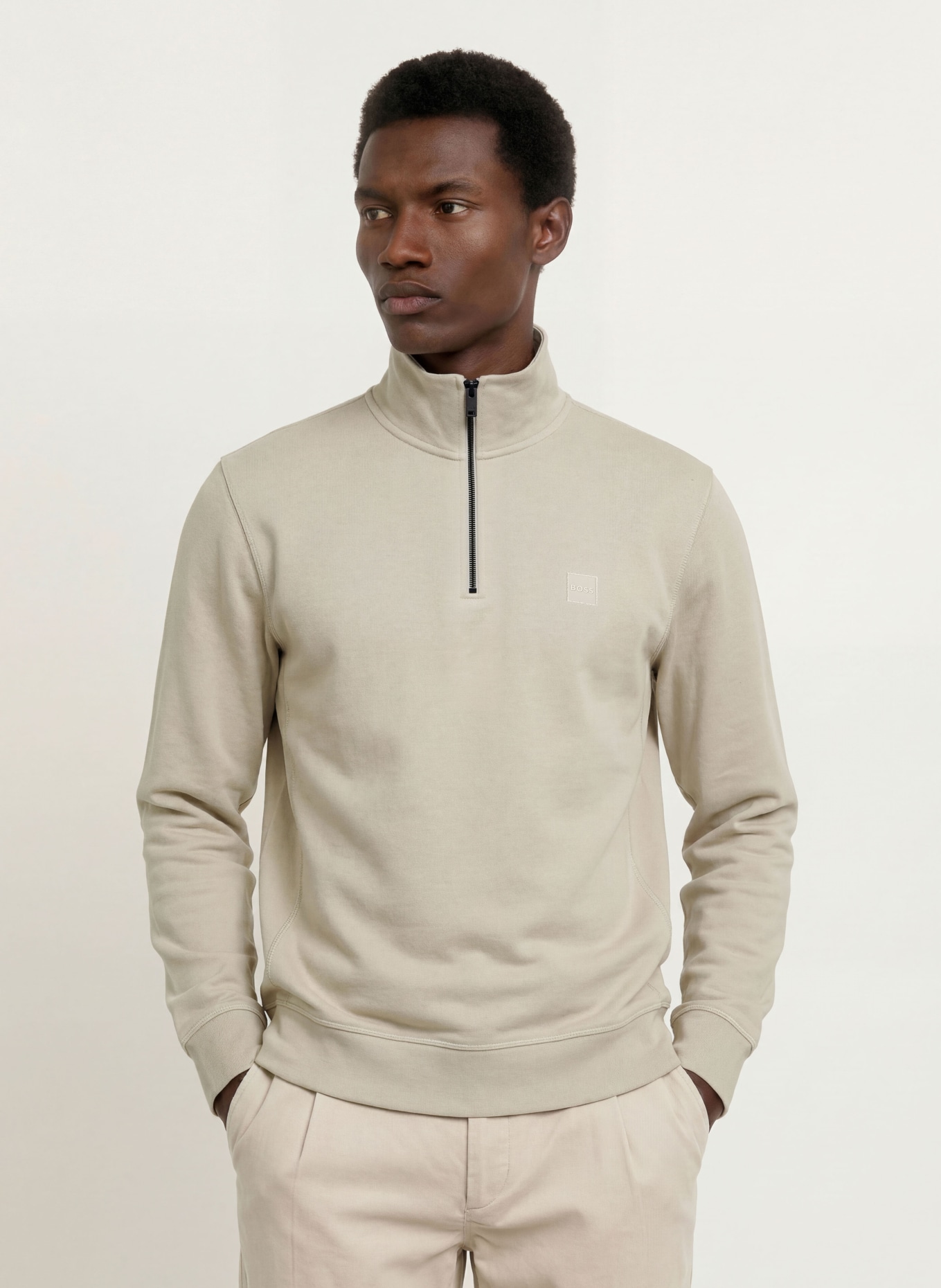 BOSS ZETRUST sweatshirt: BEIGE