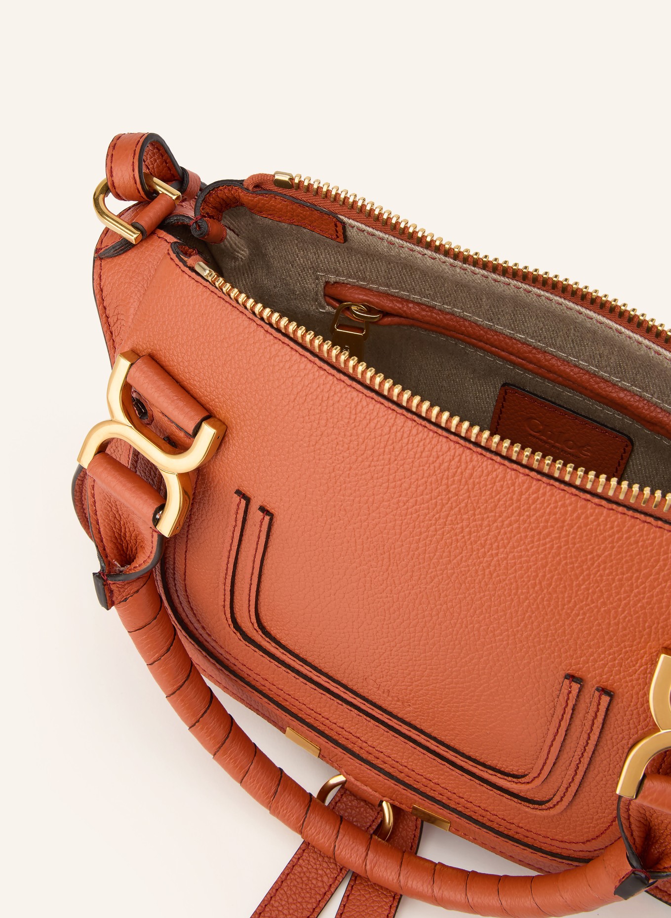 Chloé Handtasche MARCIE: Crimson Orange
