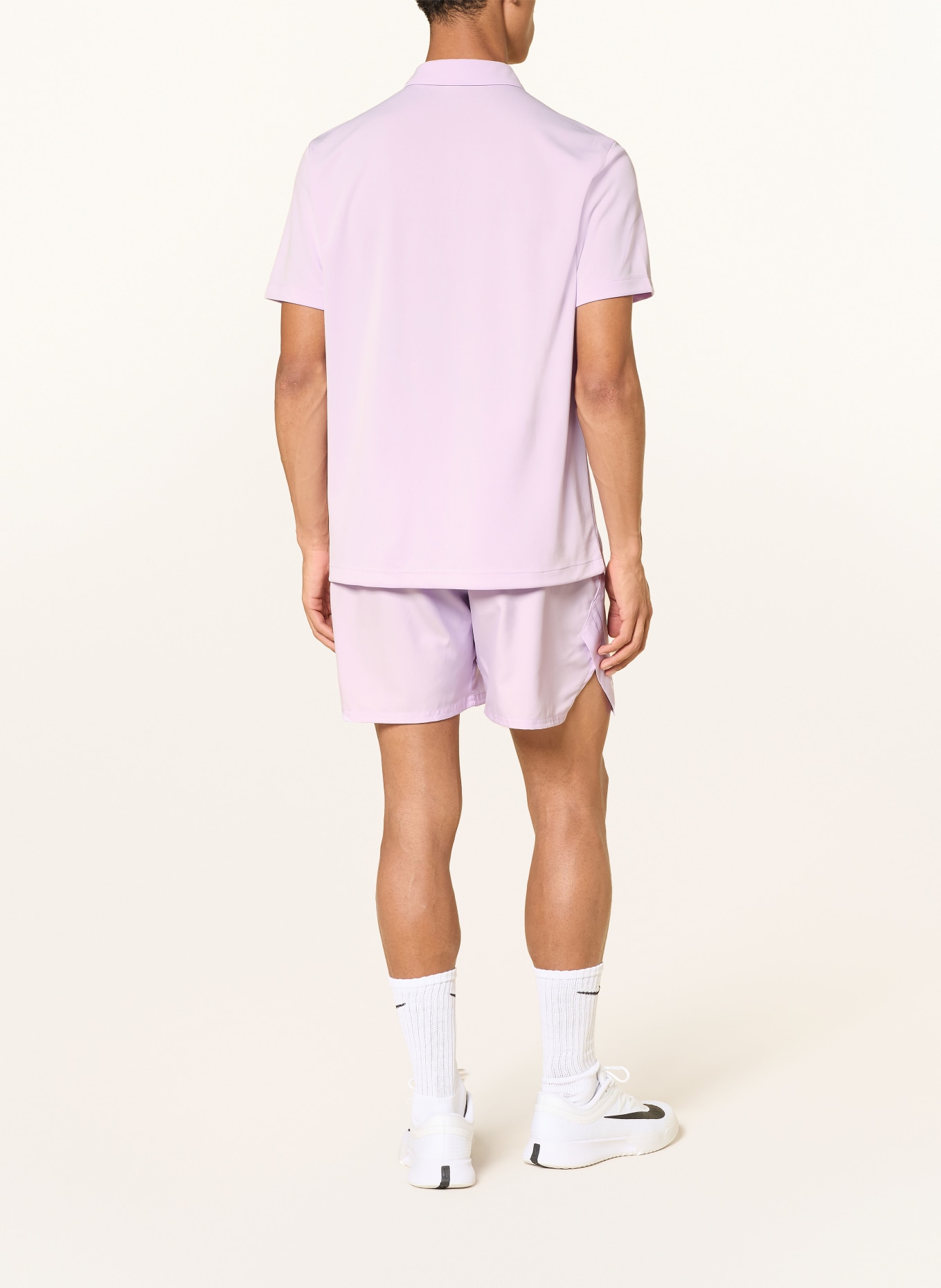Nike Funkční polokošile COURT: SVĚTLE FIALOVÁ