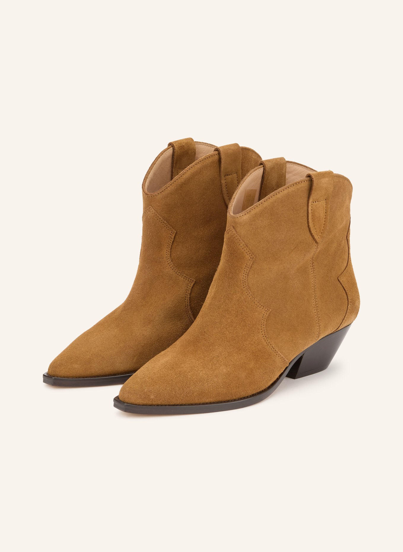 ISABEL MARANT Cowboy Boots DEWINA: COGNAC