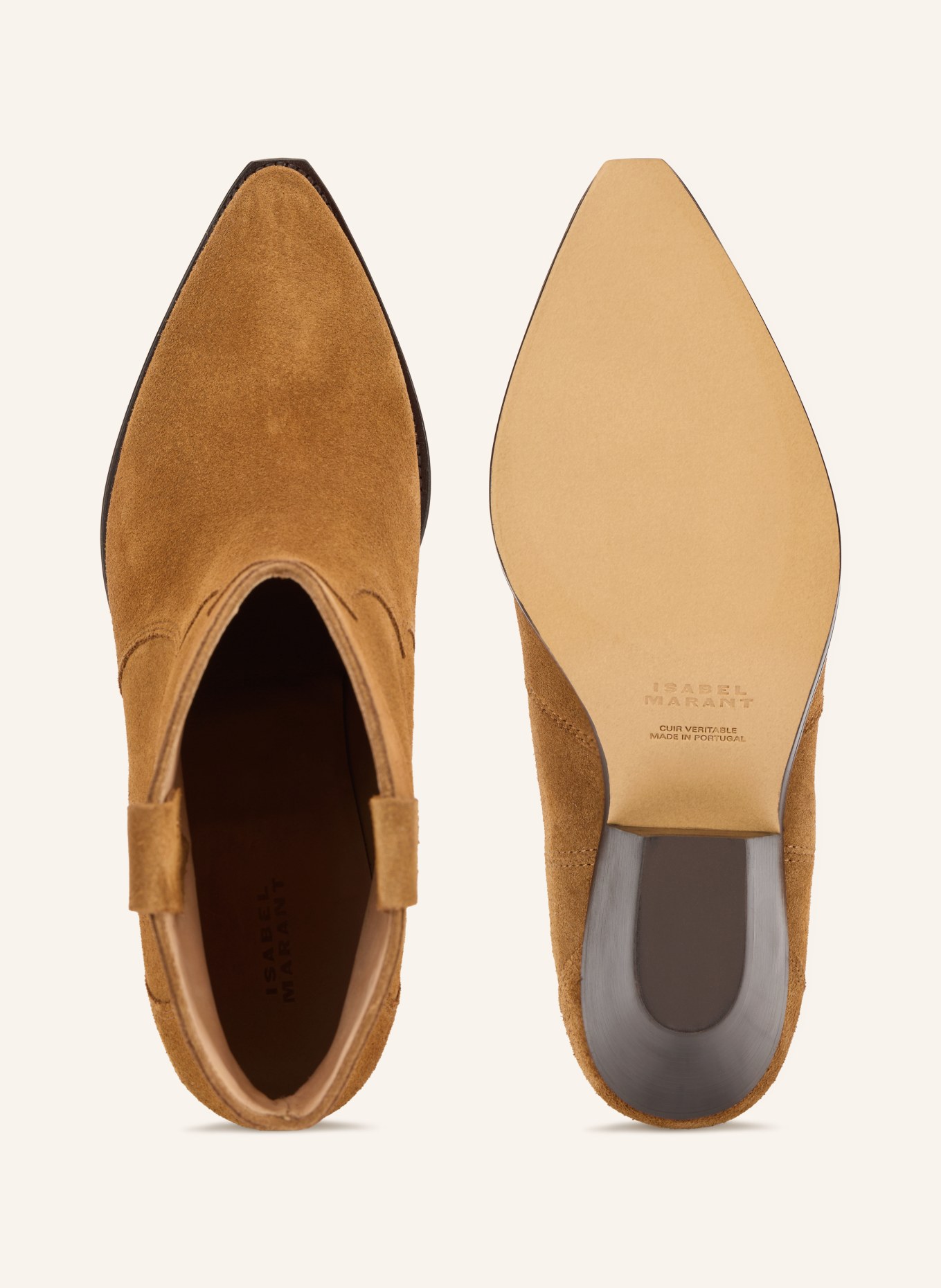 ISABEL MARANT Cowboy Boots DEWINA: COGNAC