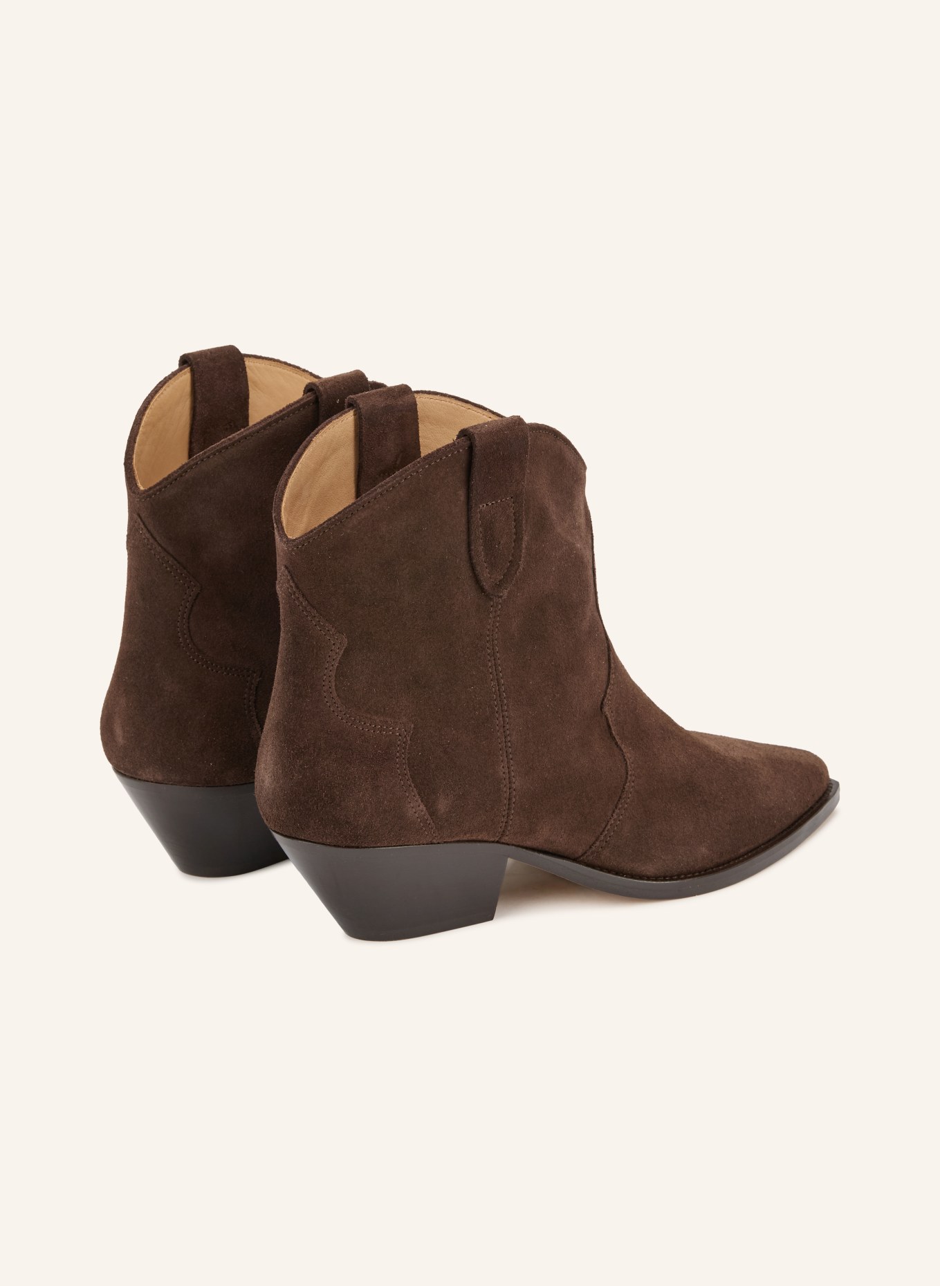 ISABEL MARANT Cowboy Boots DEWINA: TMAVĚ HNĚDÁ