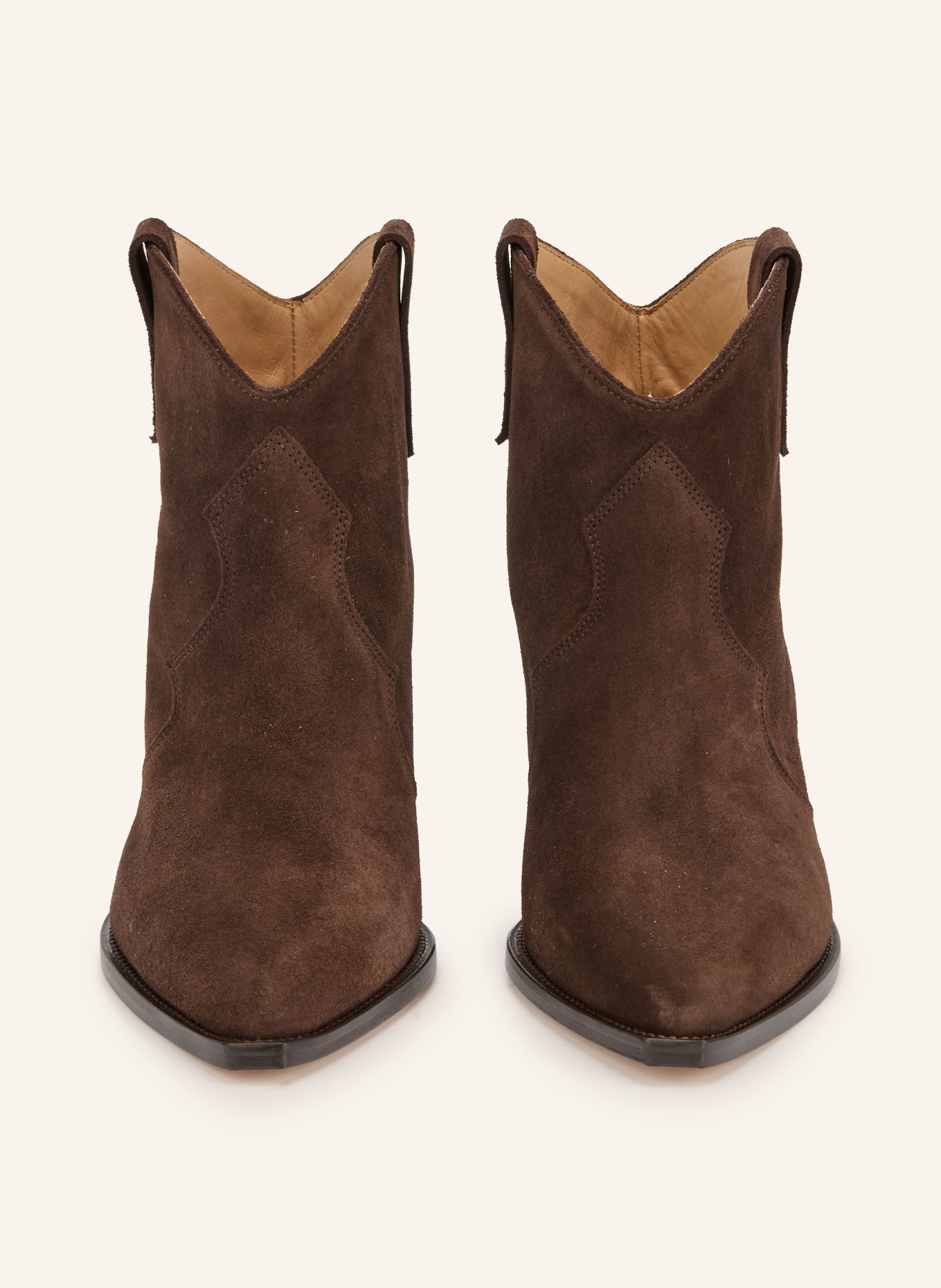 ISABEL MARANT Cowboy Boots DEWINA: TMAVĚ HNĚDÁ
