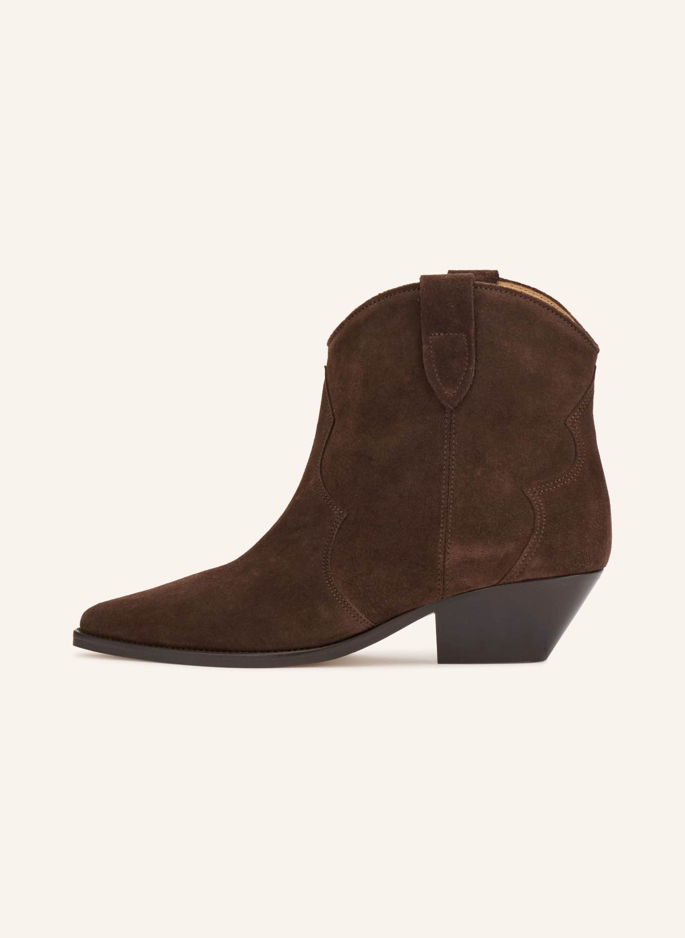 ISABEL MARANT Cowboy Boots DEWINA: TMAVĚ HNĚDÁ