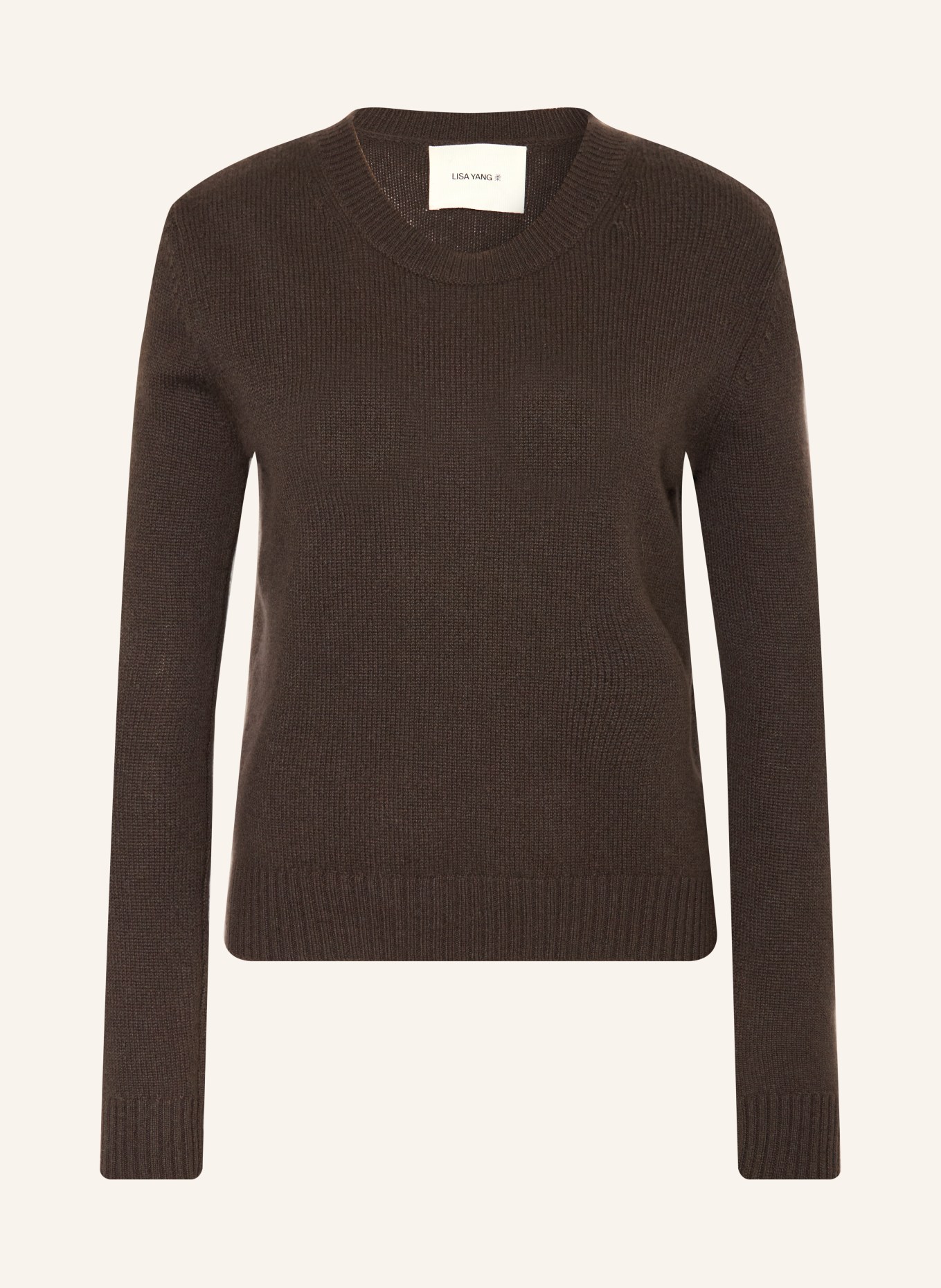 LISA YANG Cashmere sweater MABLE: KHAKI