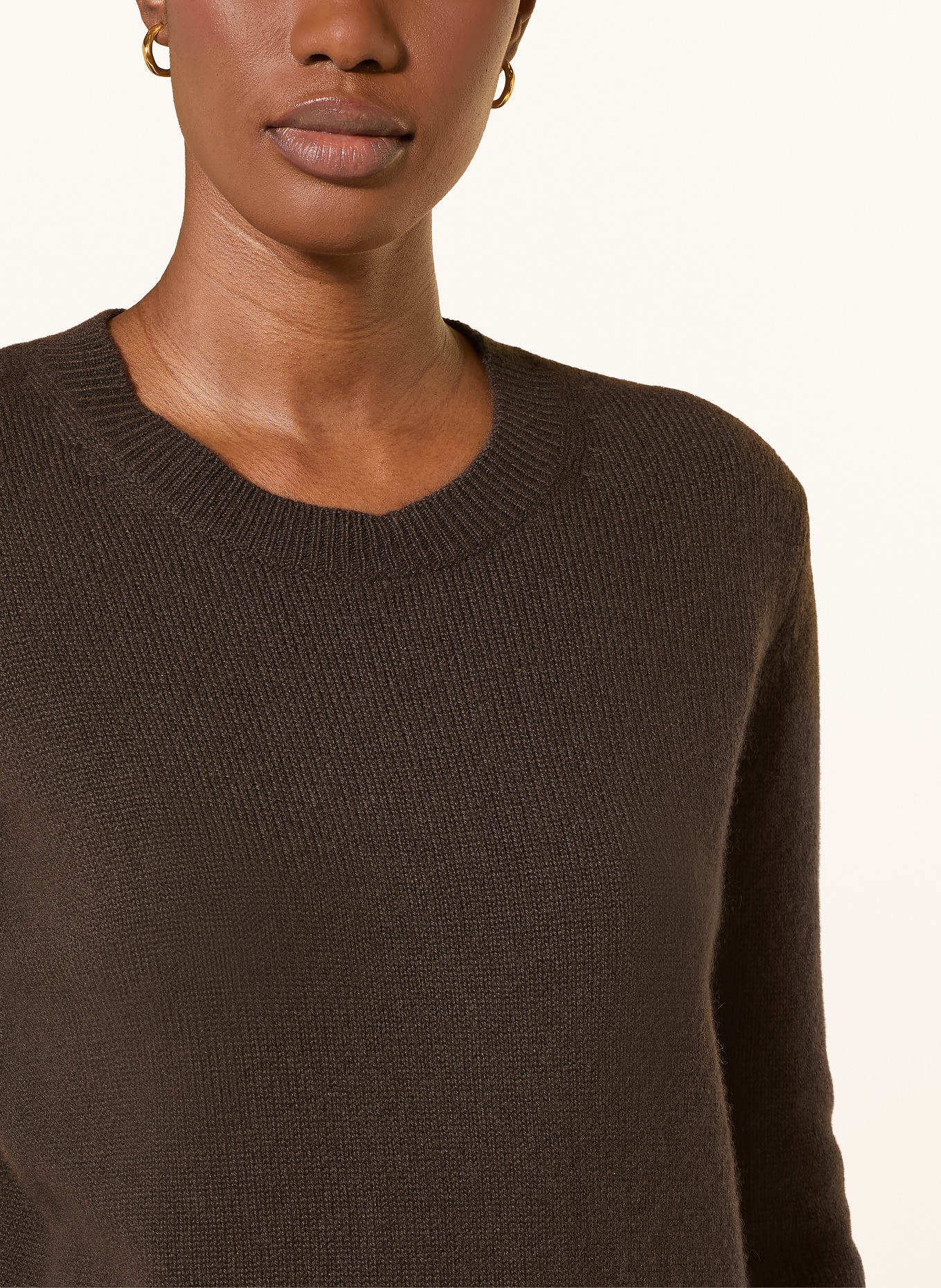 LISA YANG Cashmere sweater MABLE: KHAKI