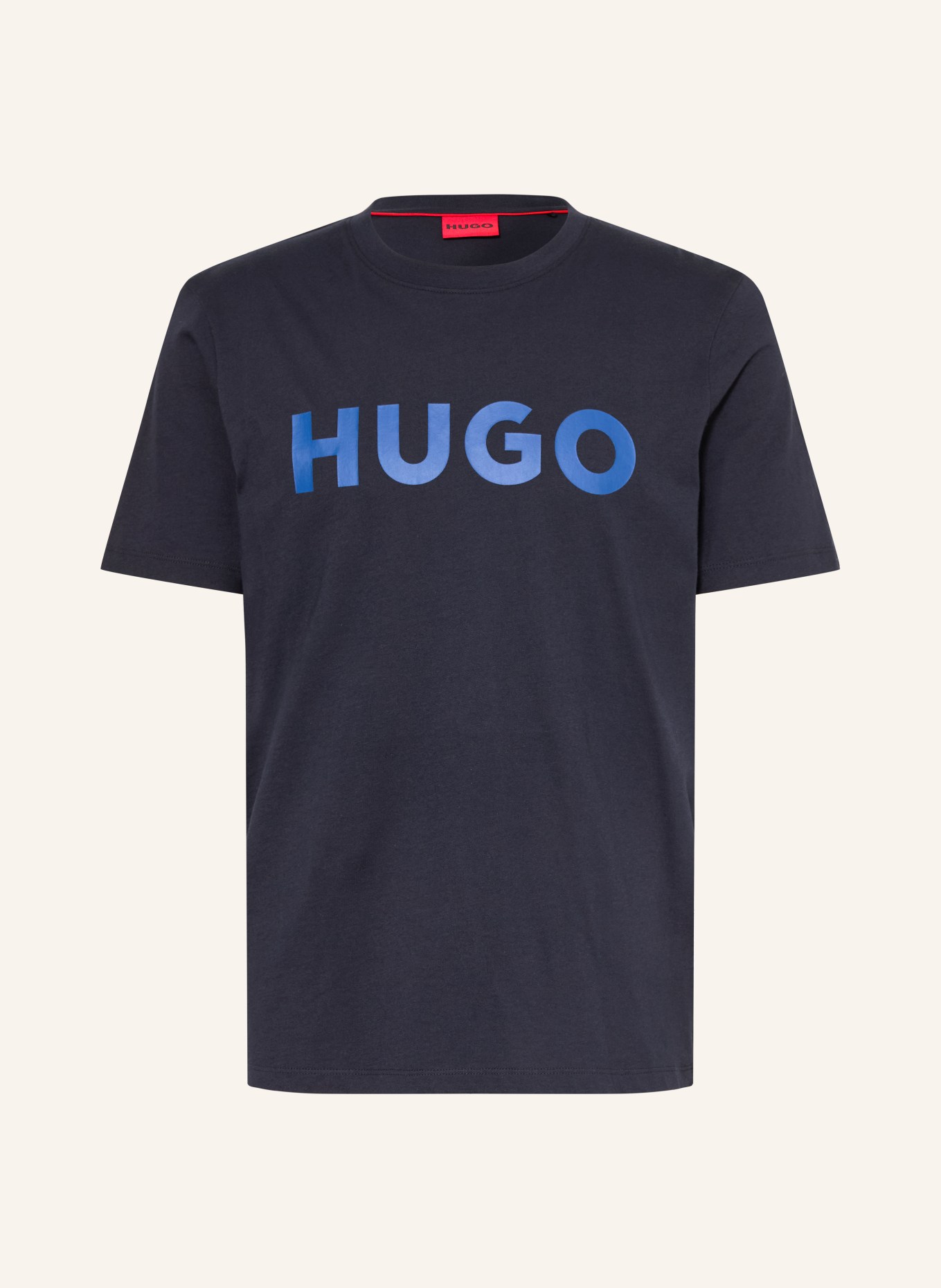 HUGO T-shirt DULIVIO: DONKERBLAUW / BLAUW